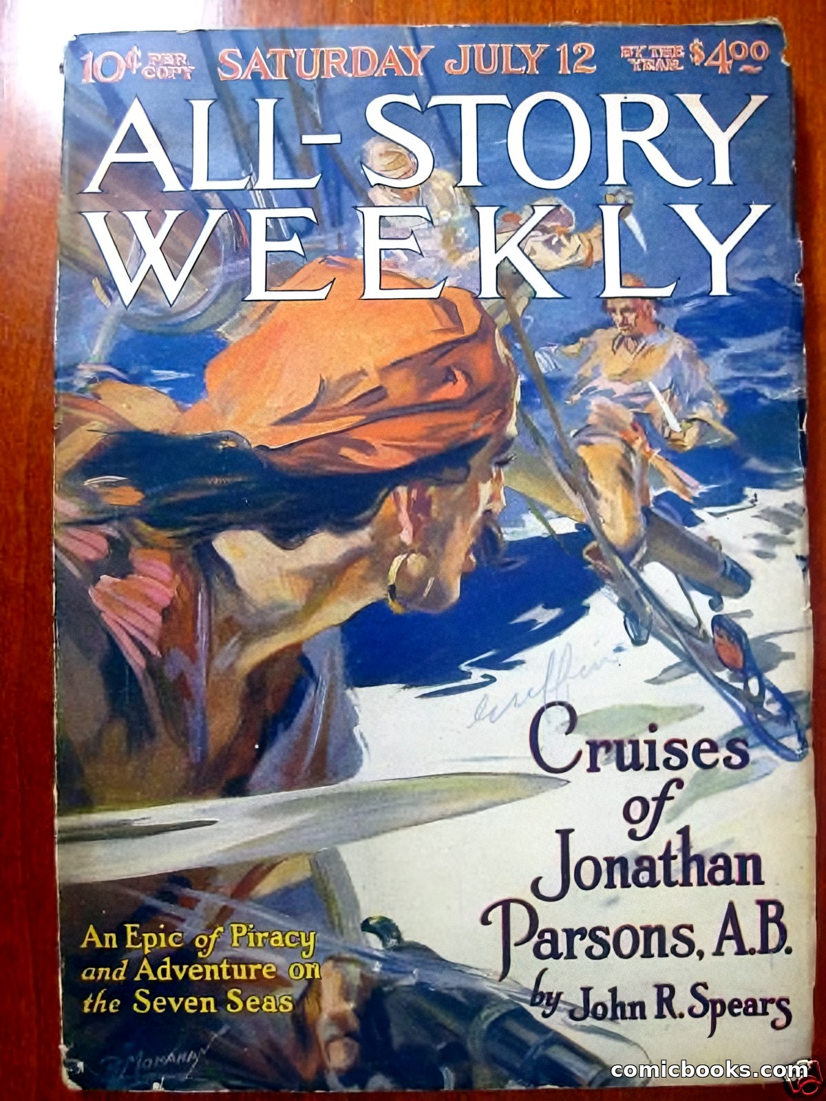 All-Story Cavalier Weekly, "The Double Dealer" — page 255 of 310