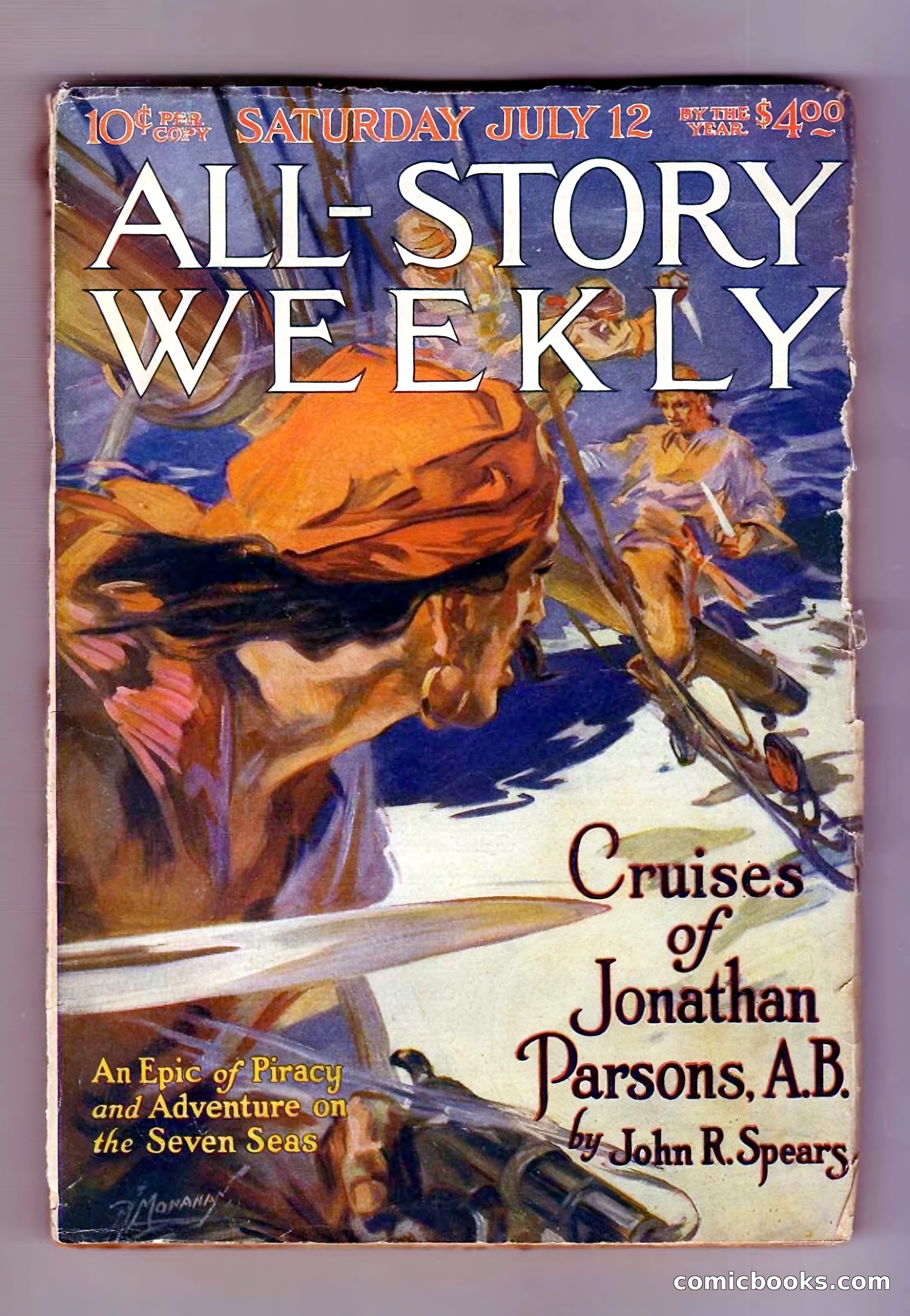 All-Story Cavalier Weekly, "The Double Dealer" — page 256 of 310