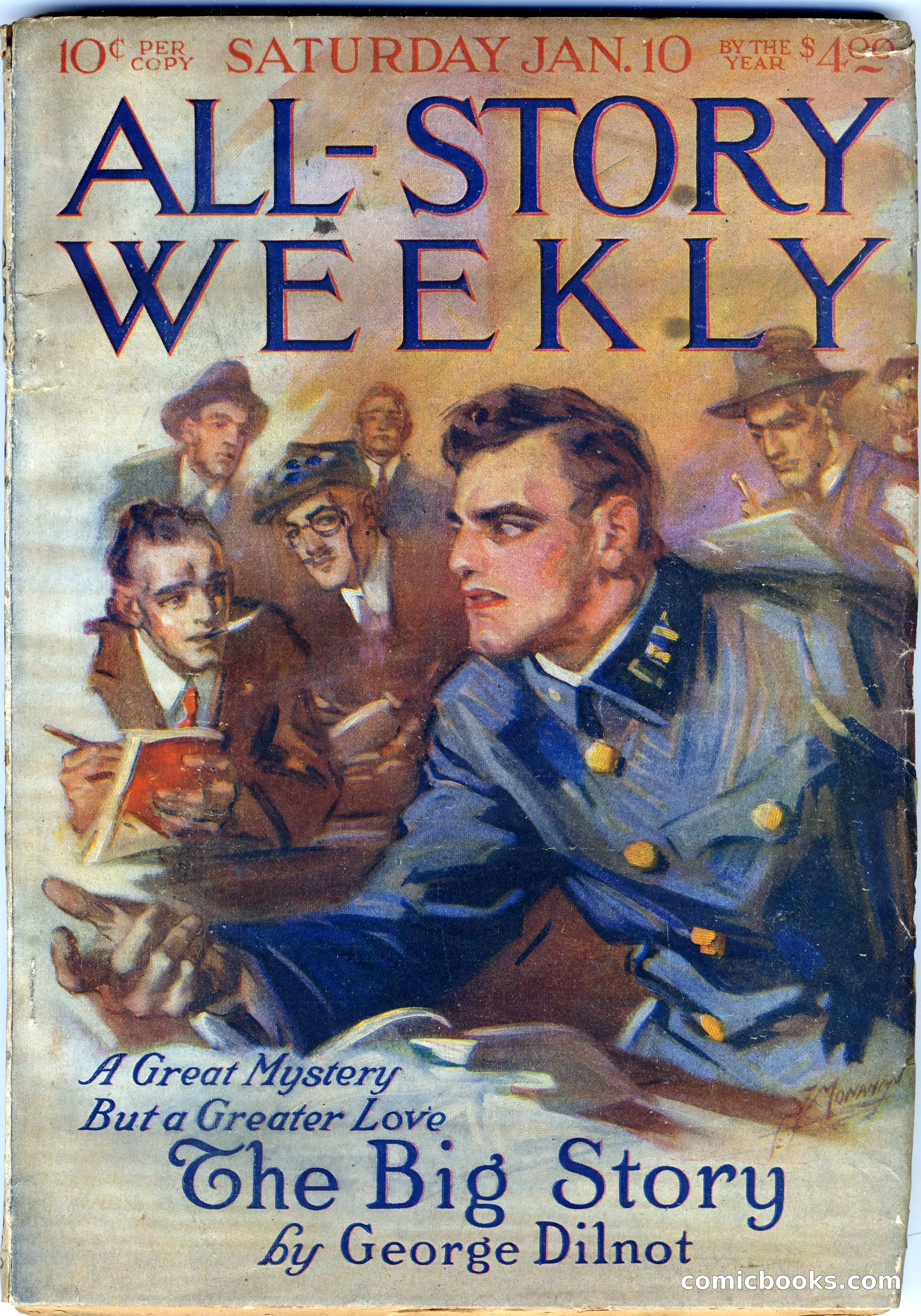 All-Story Cavalier Weekly, "The Double Dealer" — page 284 of 310