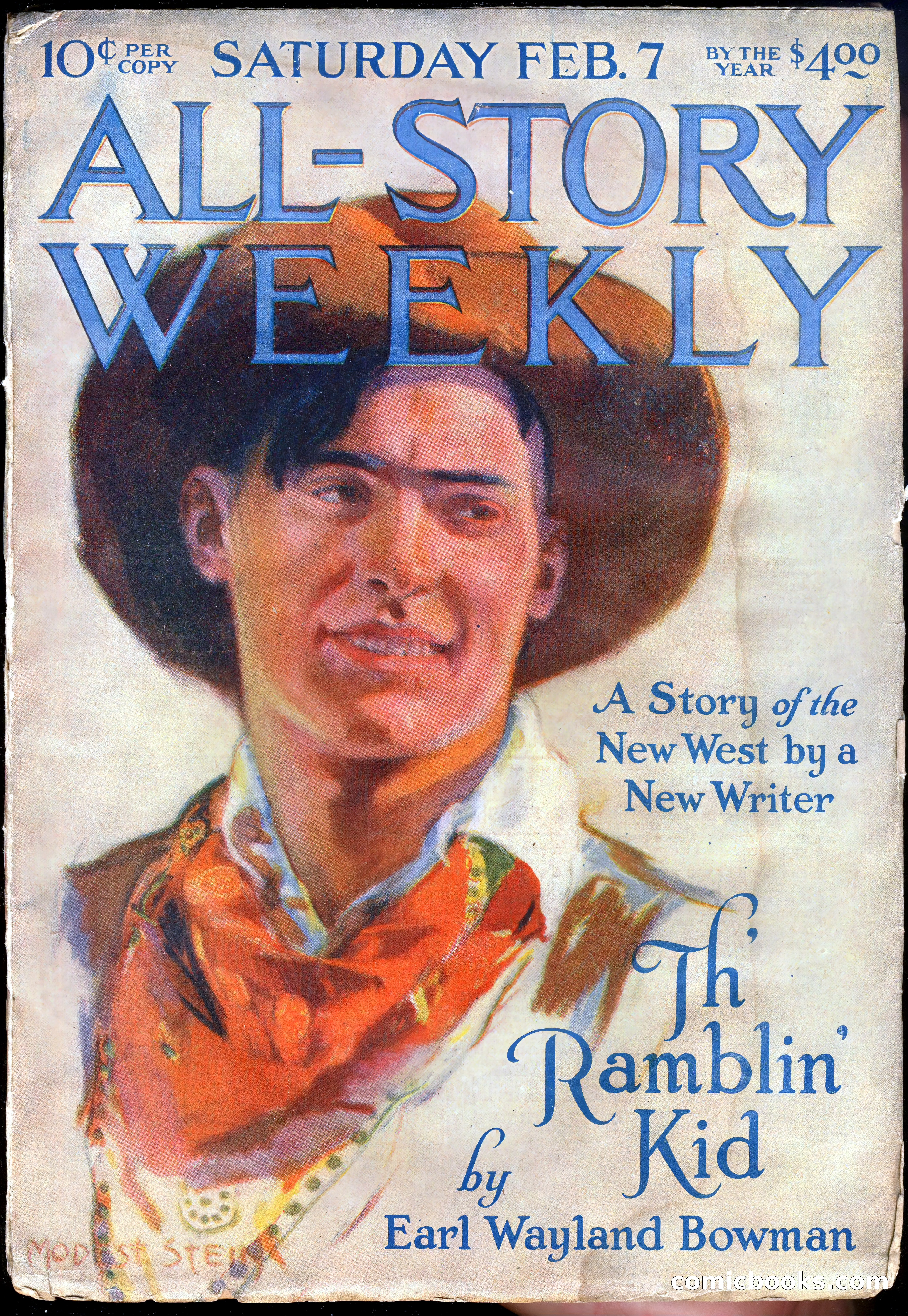 All-Story Cavalier Weekly, "The Double Dealer" — page 288 of 310