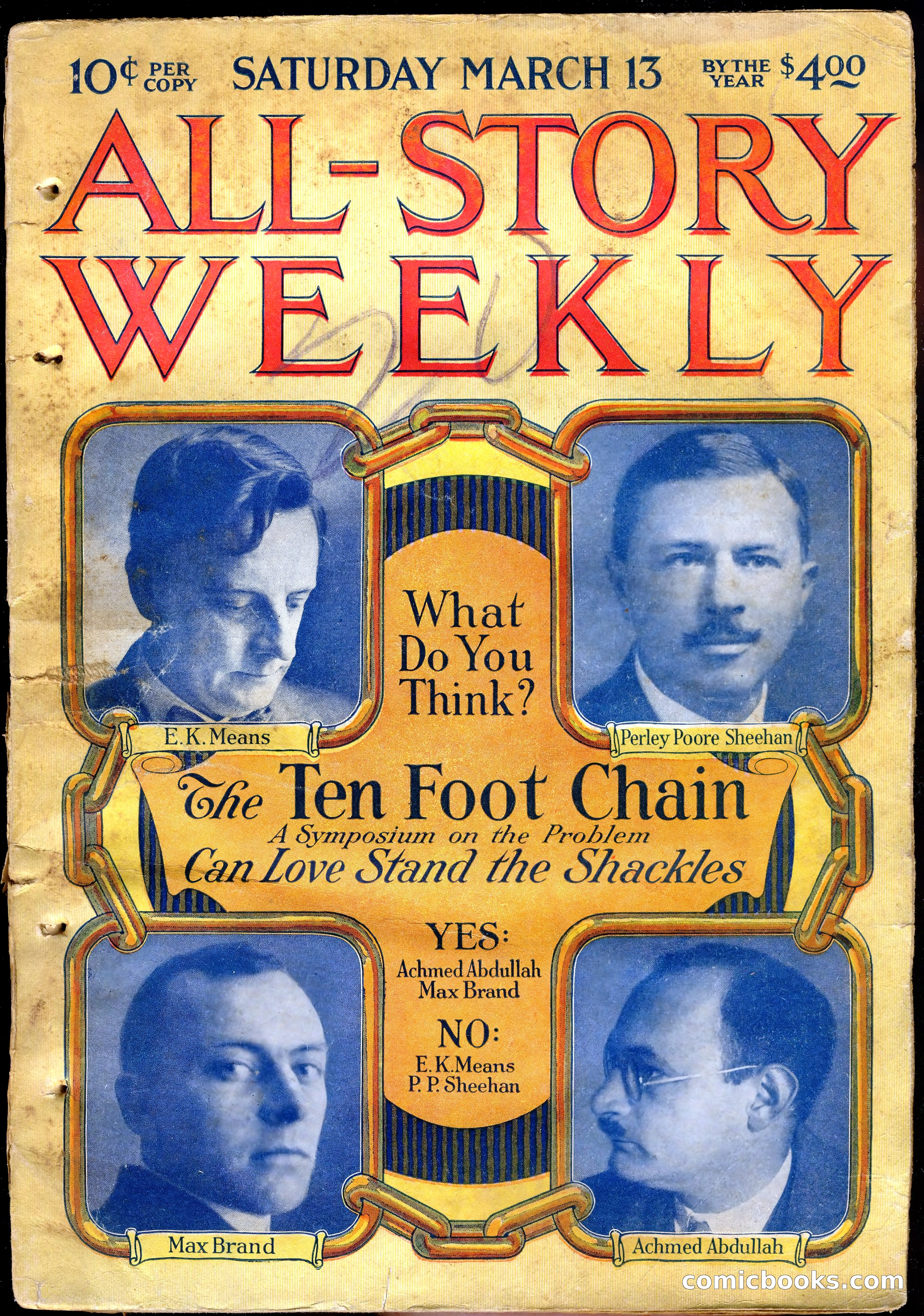 All-Story Cavalier Weekly, "The Double Dealer" — page 293 of 310