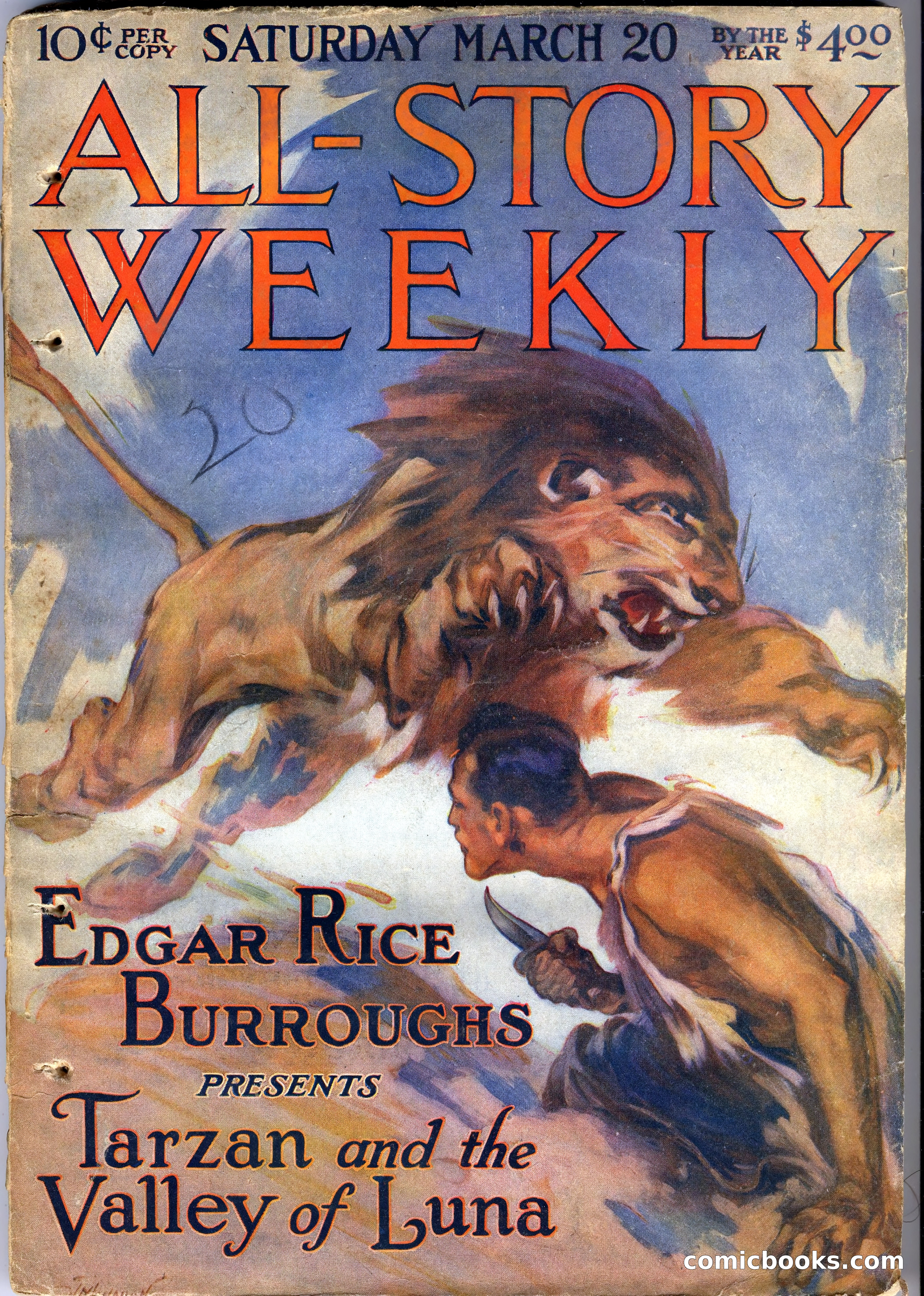 All-Story Cavalier Weekly, "The Double Dealer" — page 294 of 310