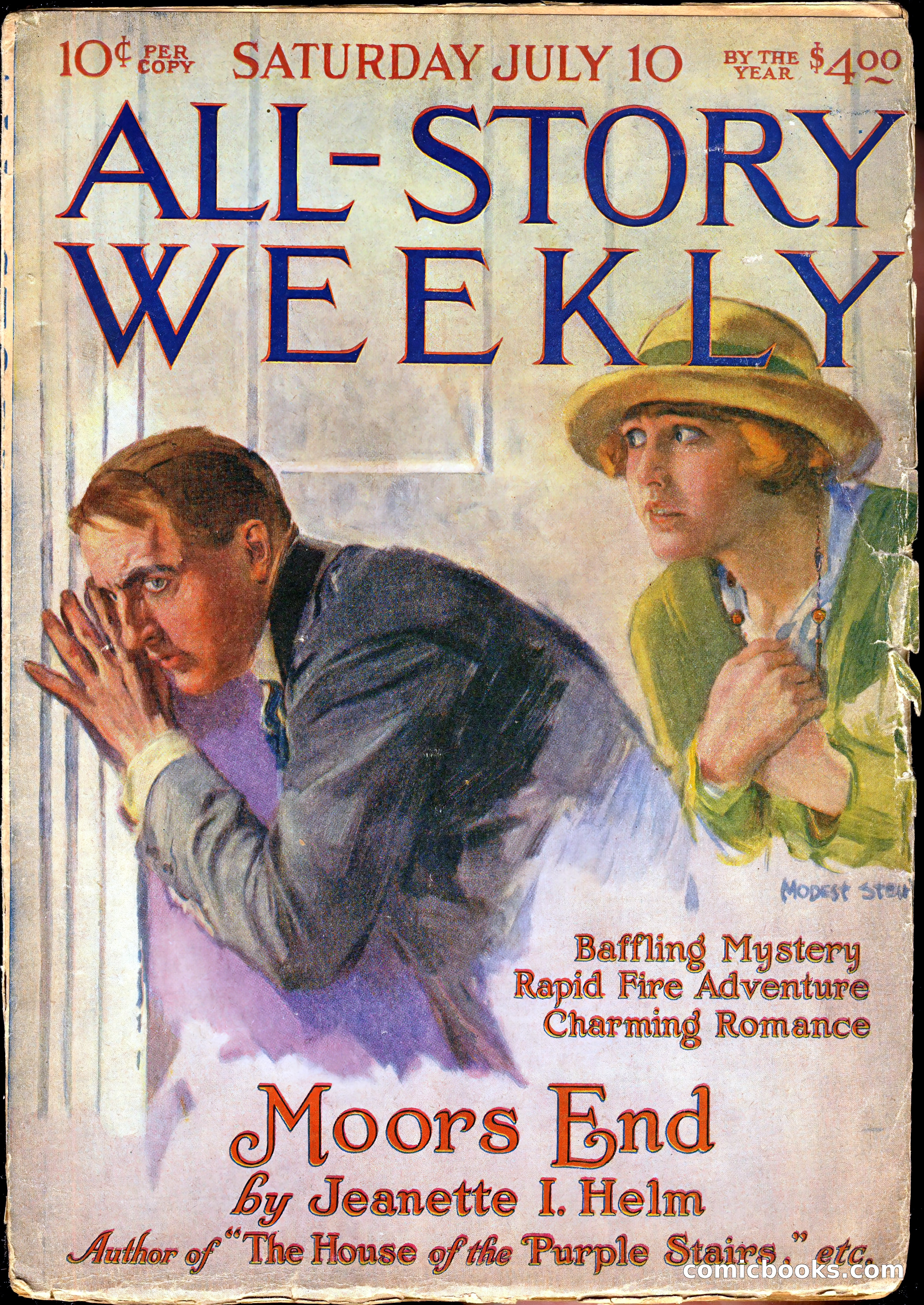 All-Story Cavalier Weekly, "The Double Dealer" — page 309 of 310