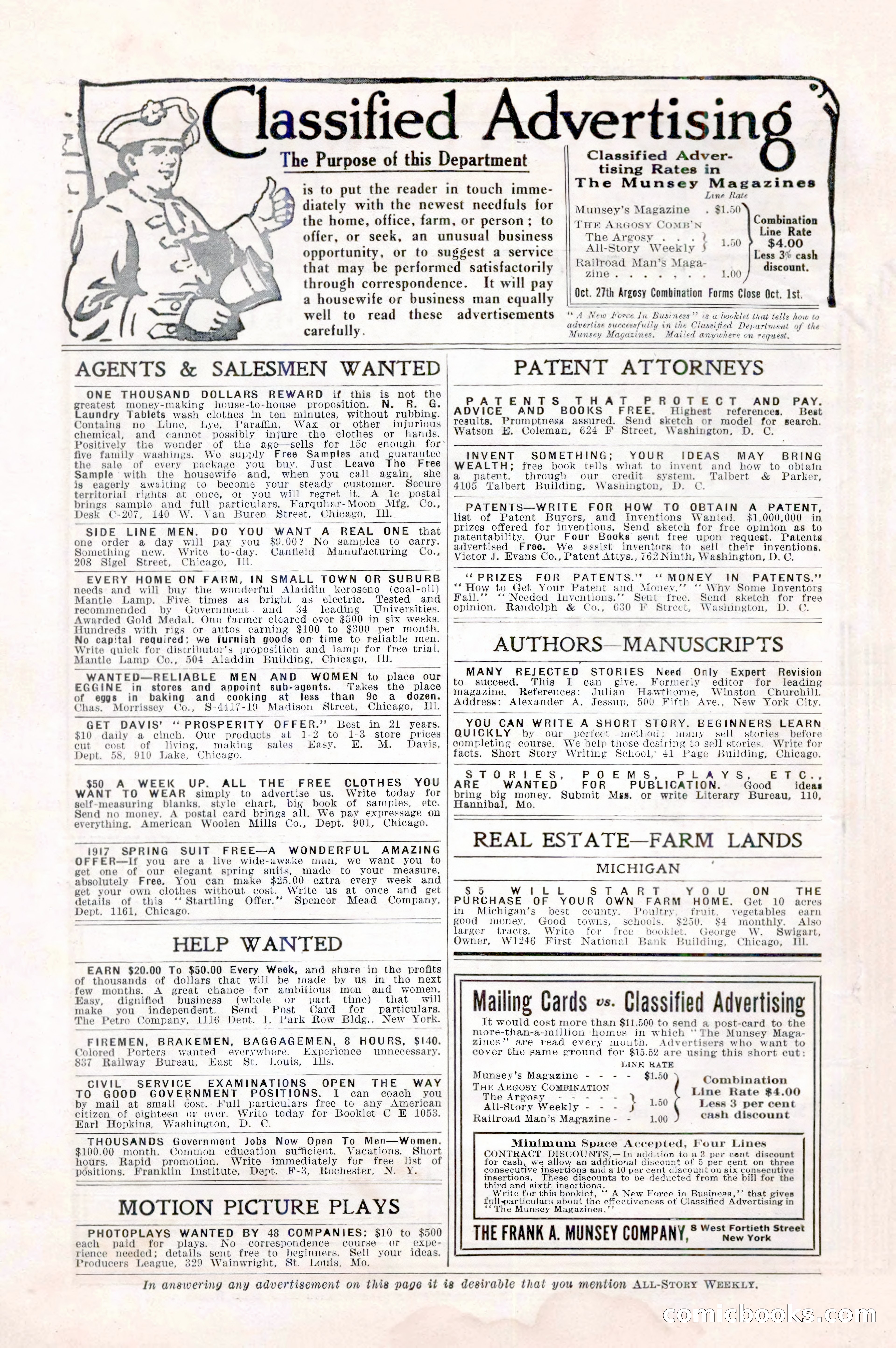 All-Story Weekly, Vol. 76, No. 1 — page 4 of 184