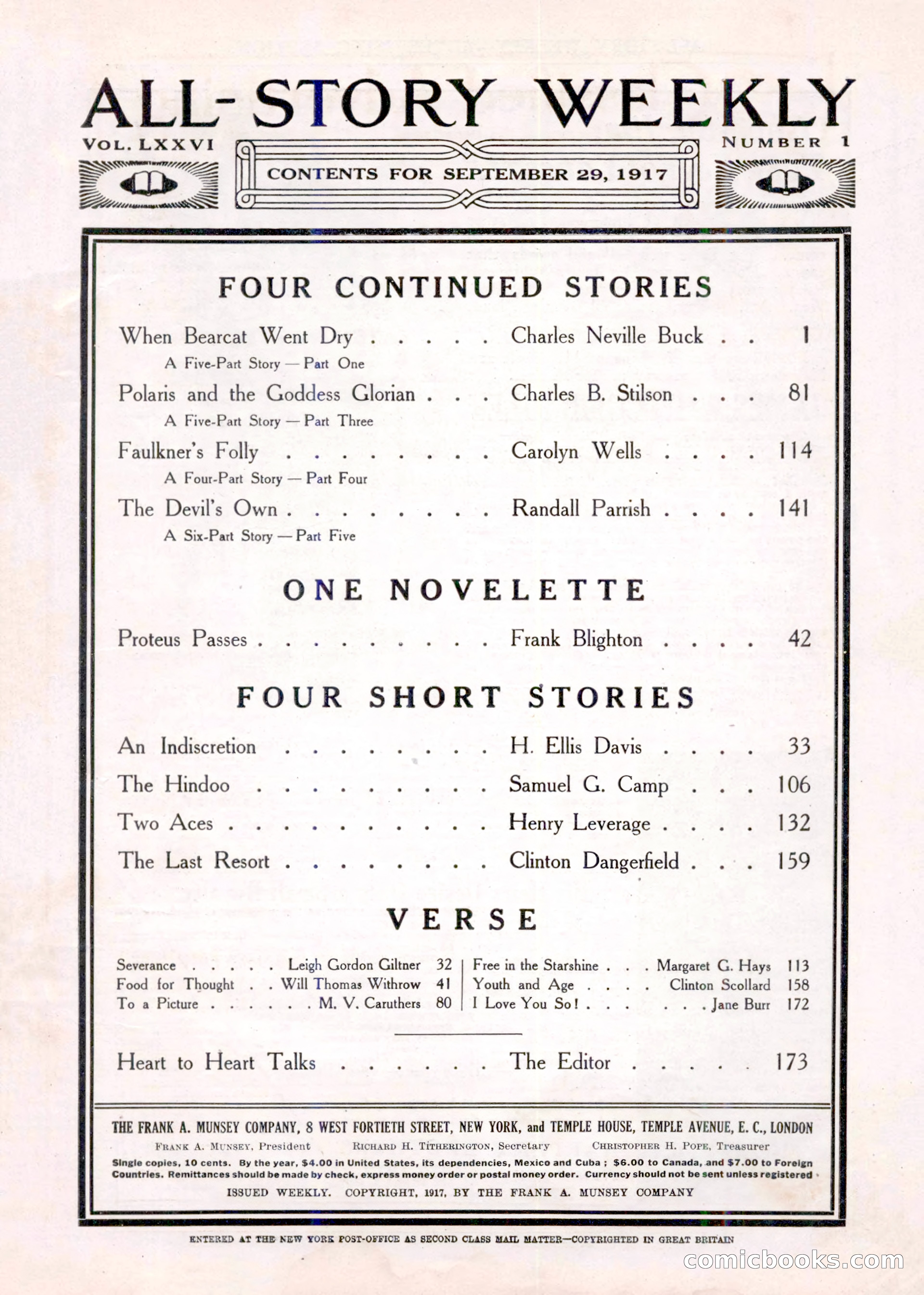 All-Story Weekly, Vol. 76, No. 1 — page 5 of 184