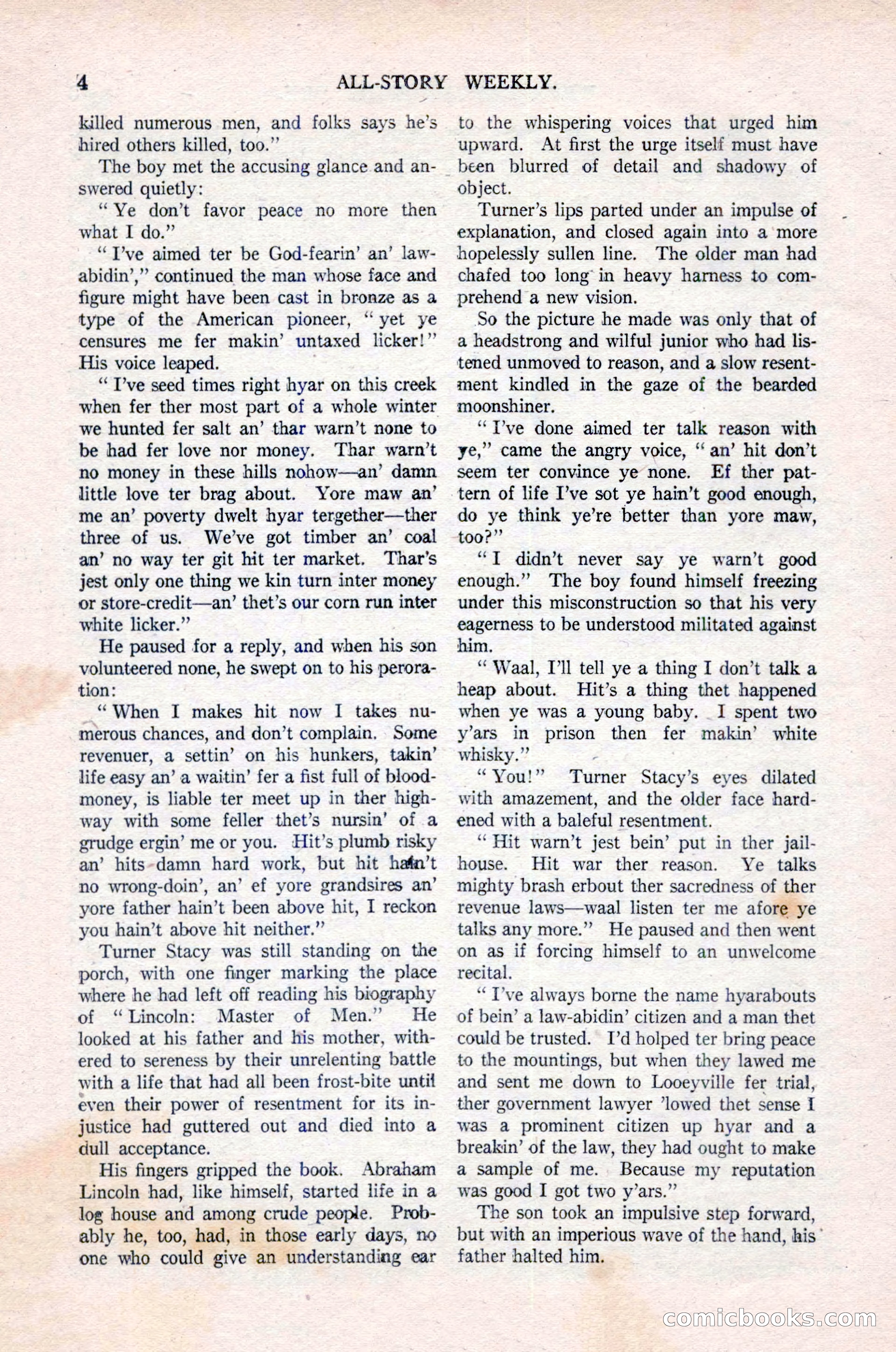 All-Story Weekly, Vol. 76, No. 1 — page 10 of 184