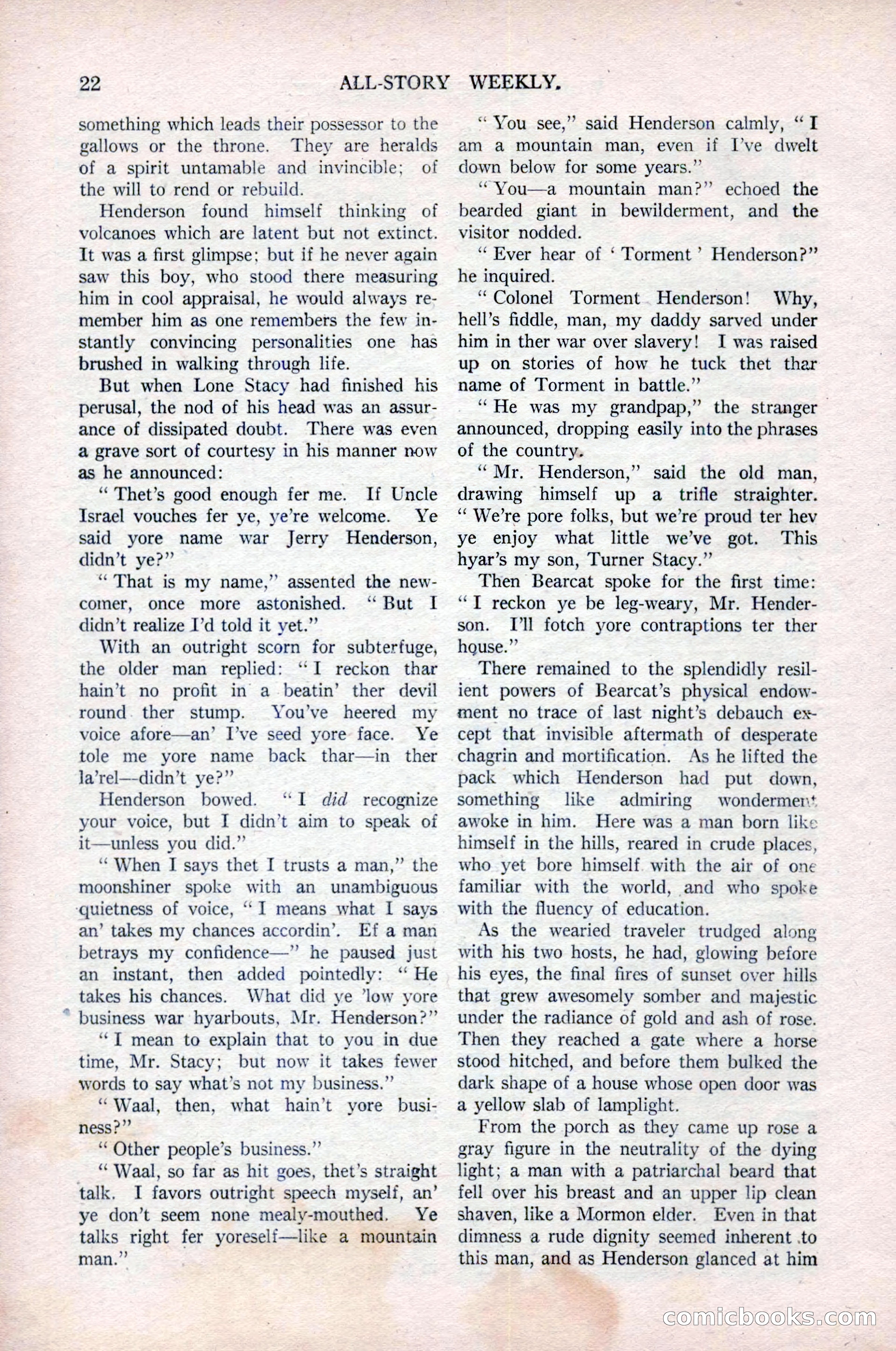 All-Story Weekly, Vol. 76, No. 1 — page 28 of 184