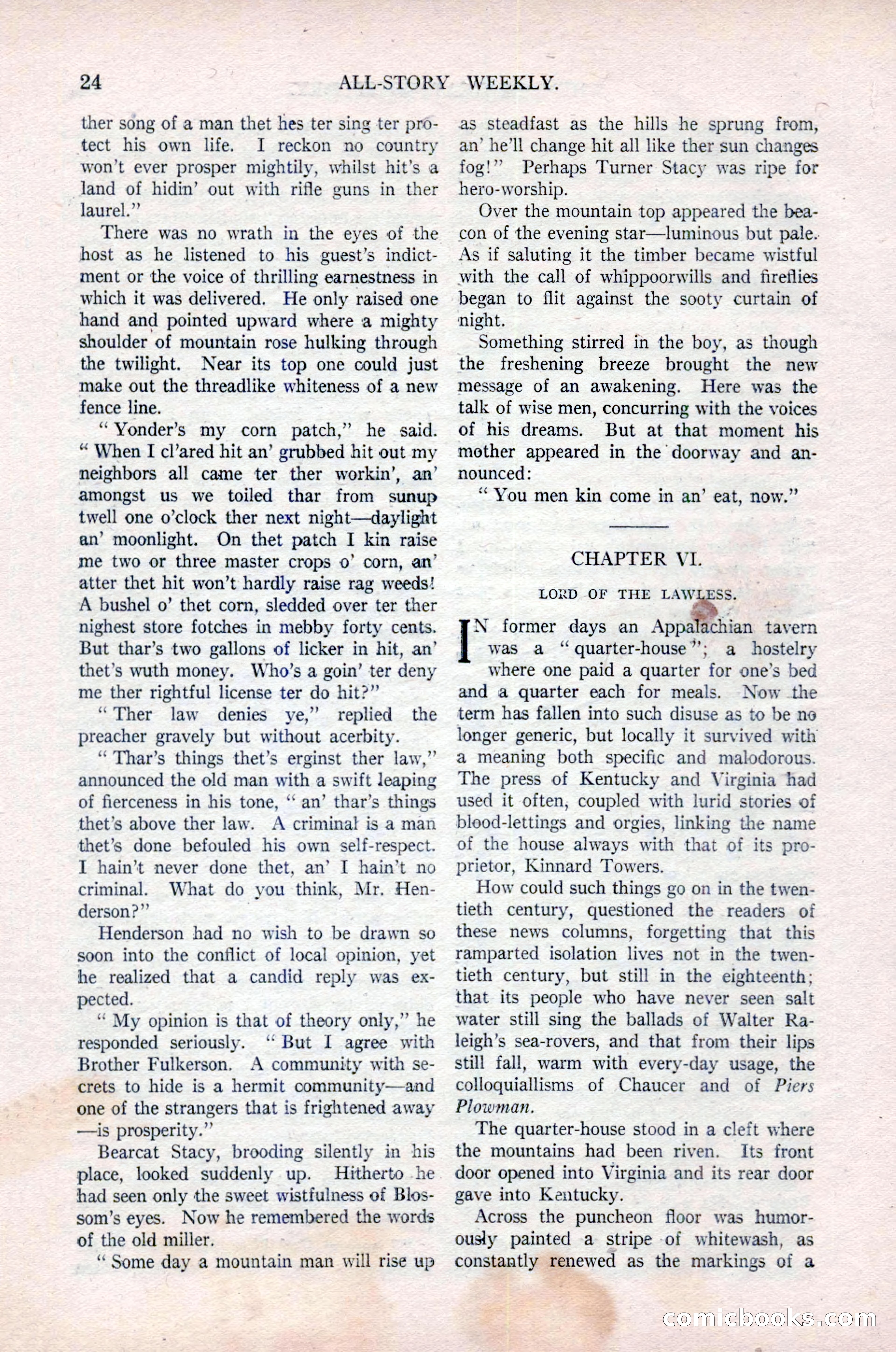 All-Story Weekly, Vol. 76, No. 1 — page 30 of 184