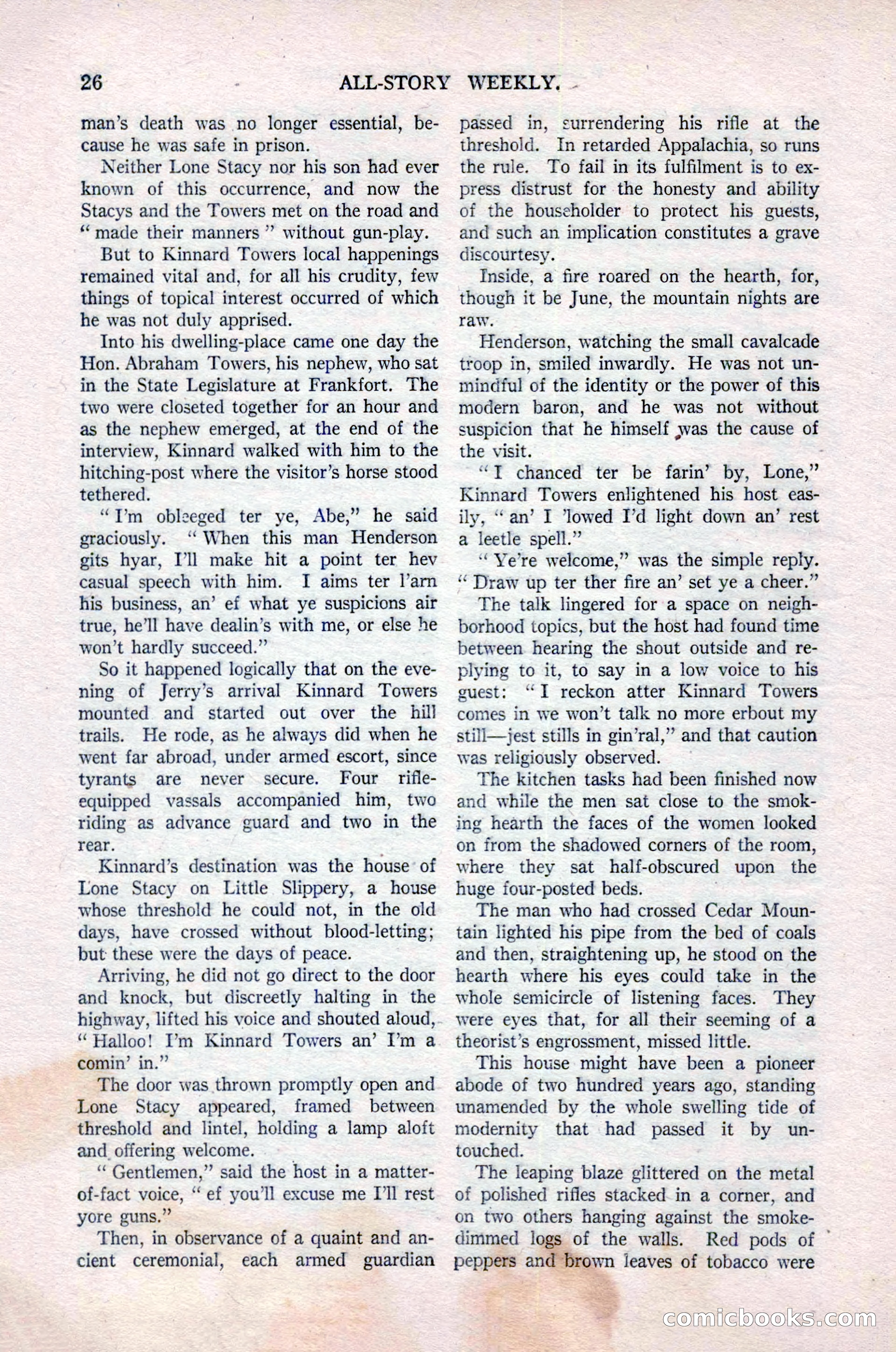 All-Story Weekly, Vol. 76, No. 1 — page 32 of 184