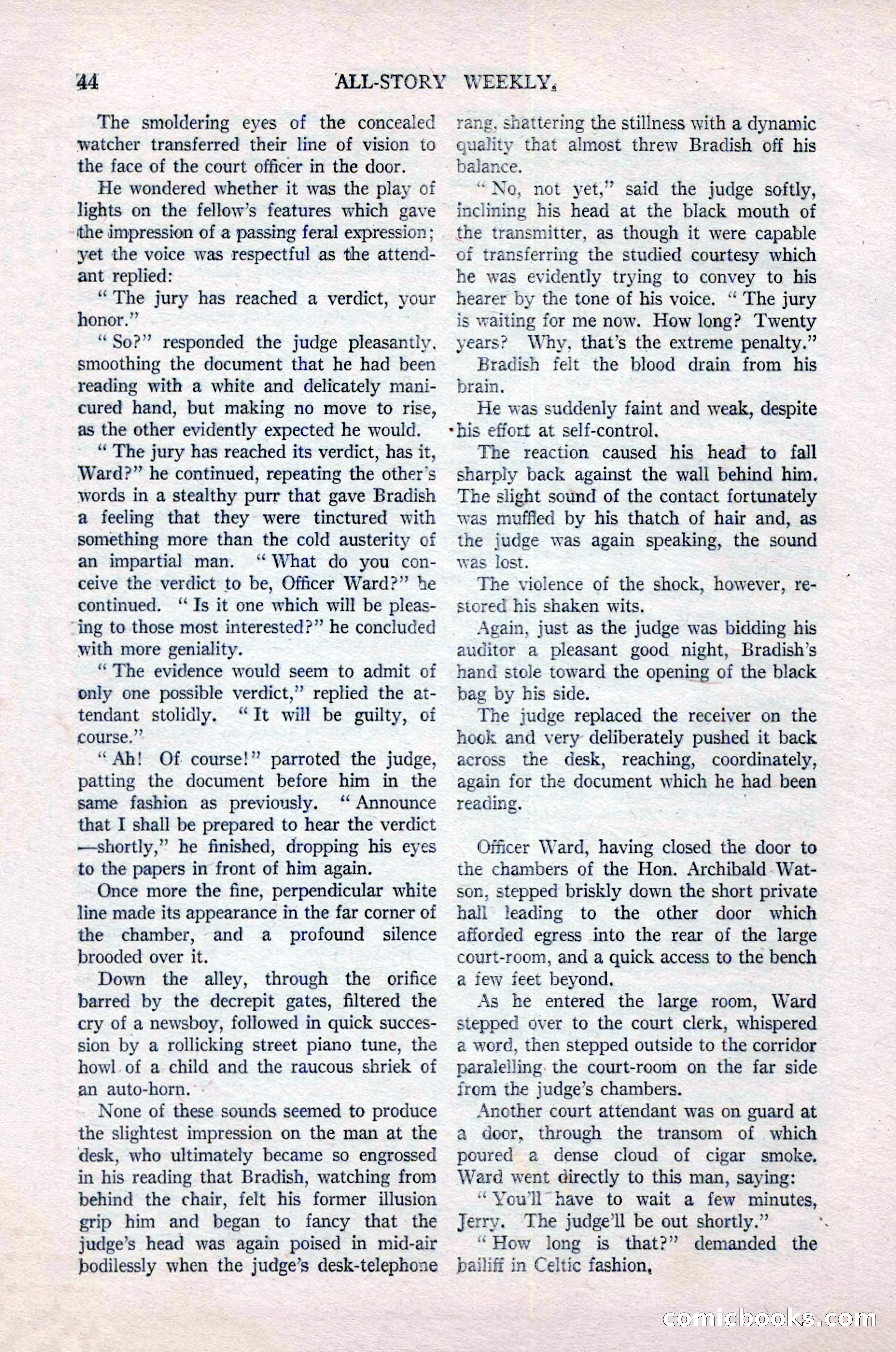 All-Story Weekly, Vol. 76, No. 1 — page 50 of 184