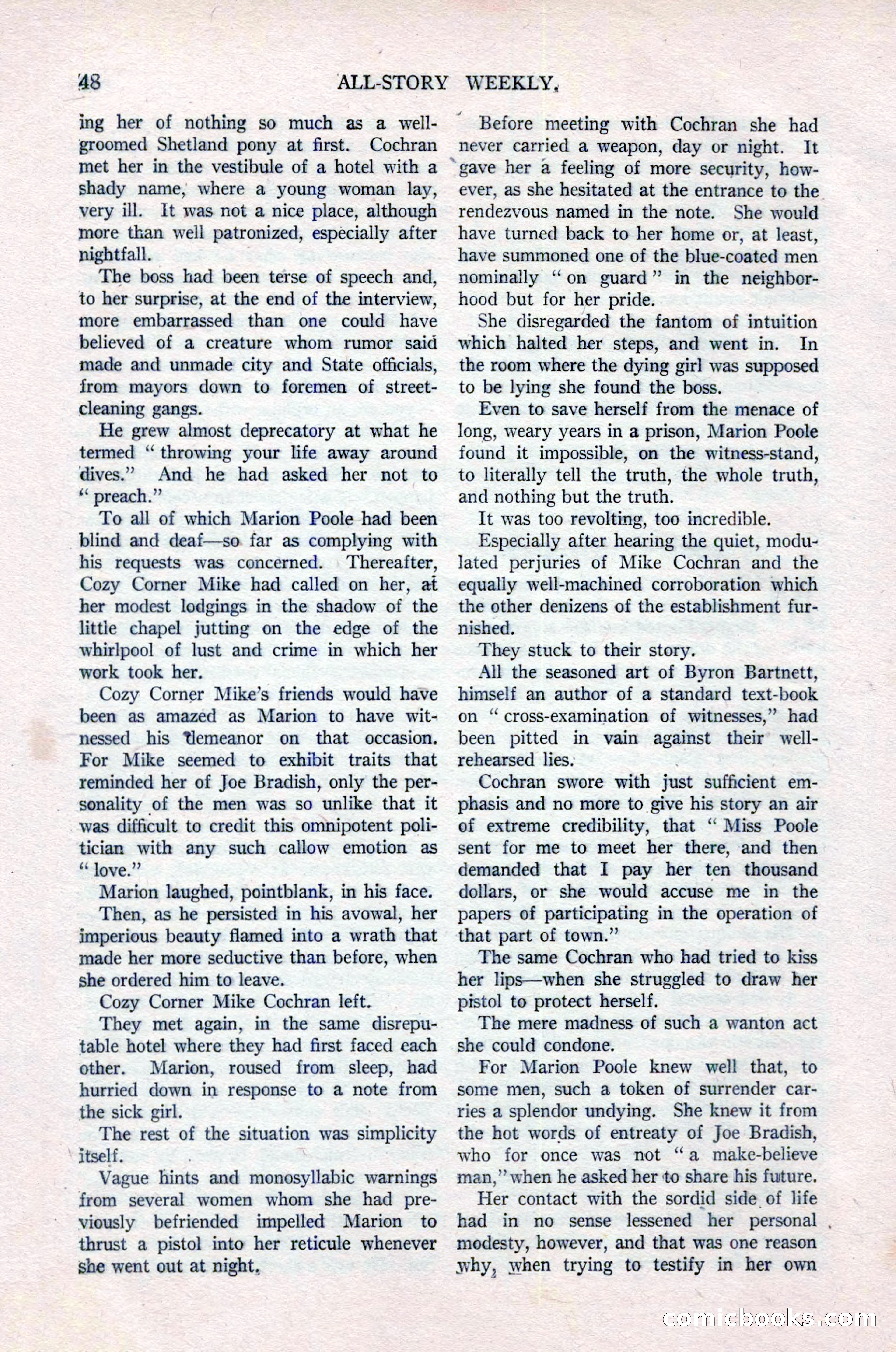 All-Story Weekly, Vol. 76, No. 1 — page 54 of 184