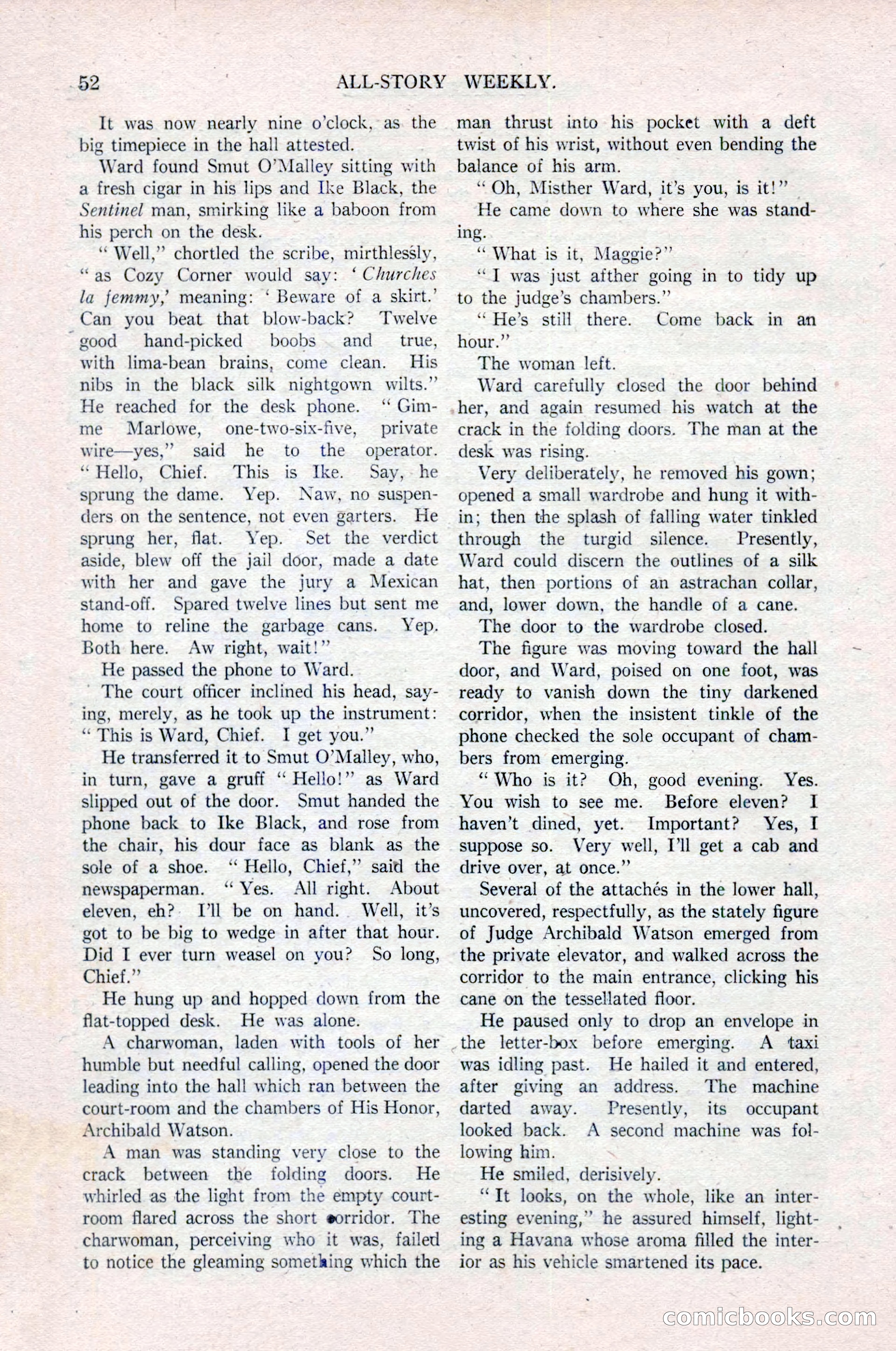 All-Story Weekly, Vol. 76, No. 1 — page 58 of 184