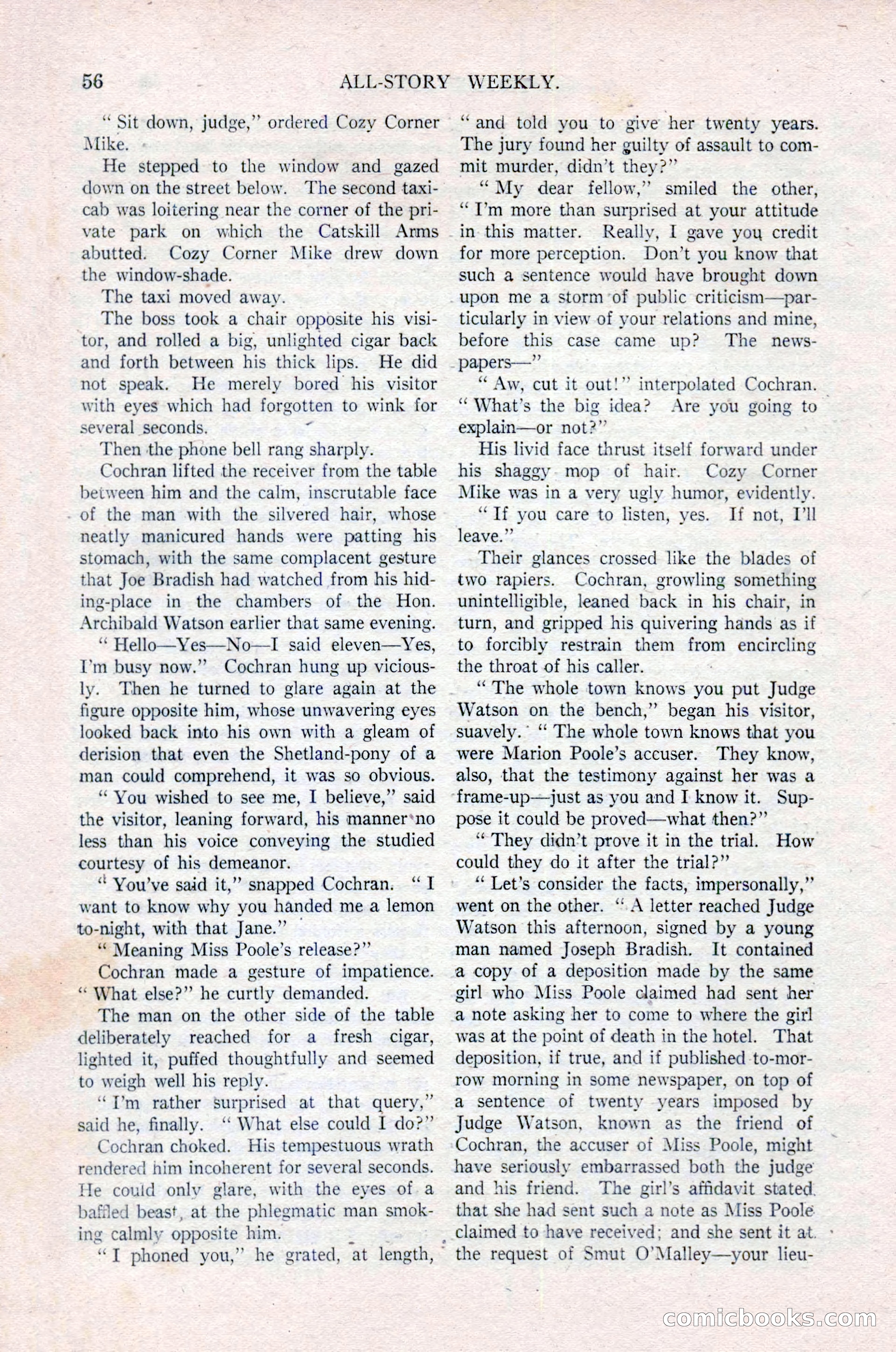 All-Story Weekly, Vol. 76, No. 1 — page 62 of 184