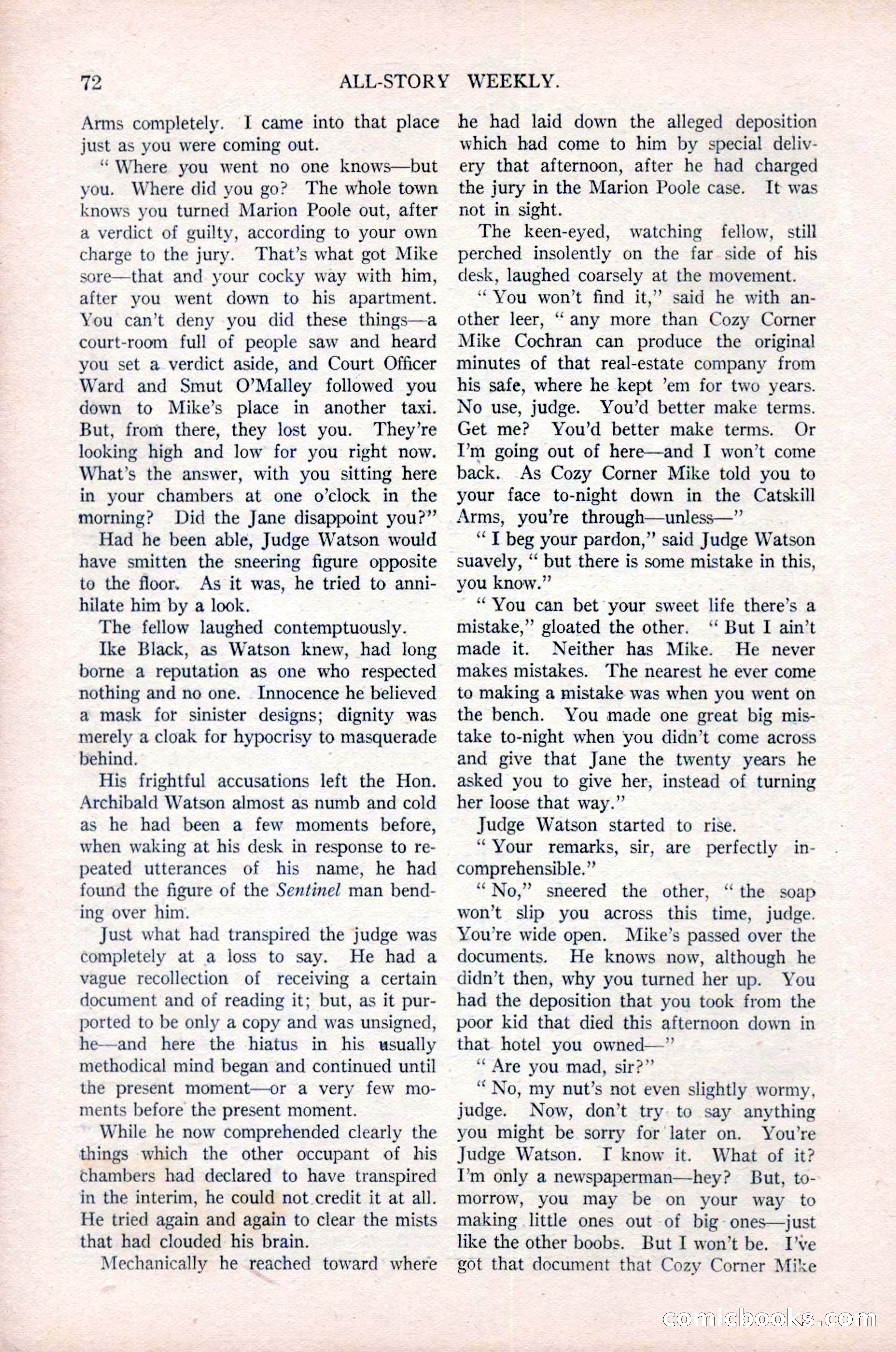 All-Story Weekly, Vol. 76, No. 1 — page 78 of 184
