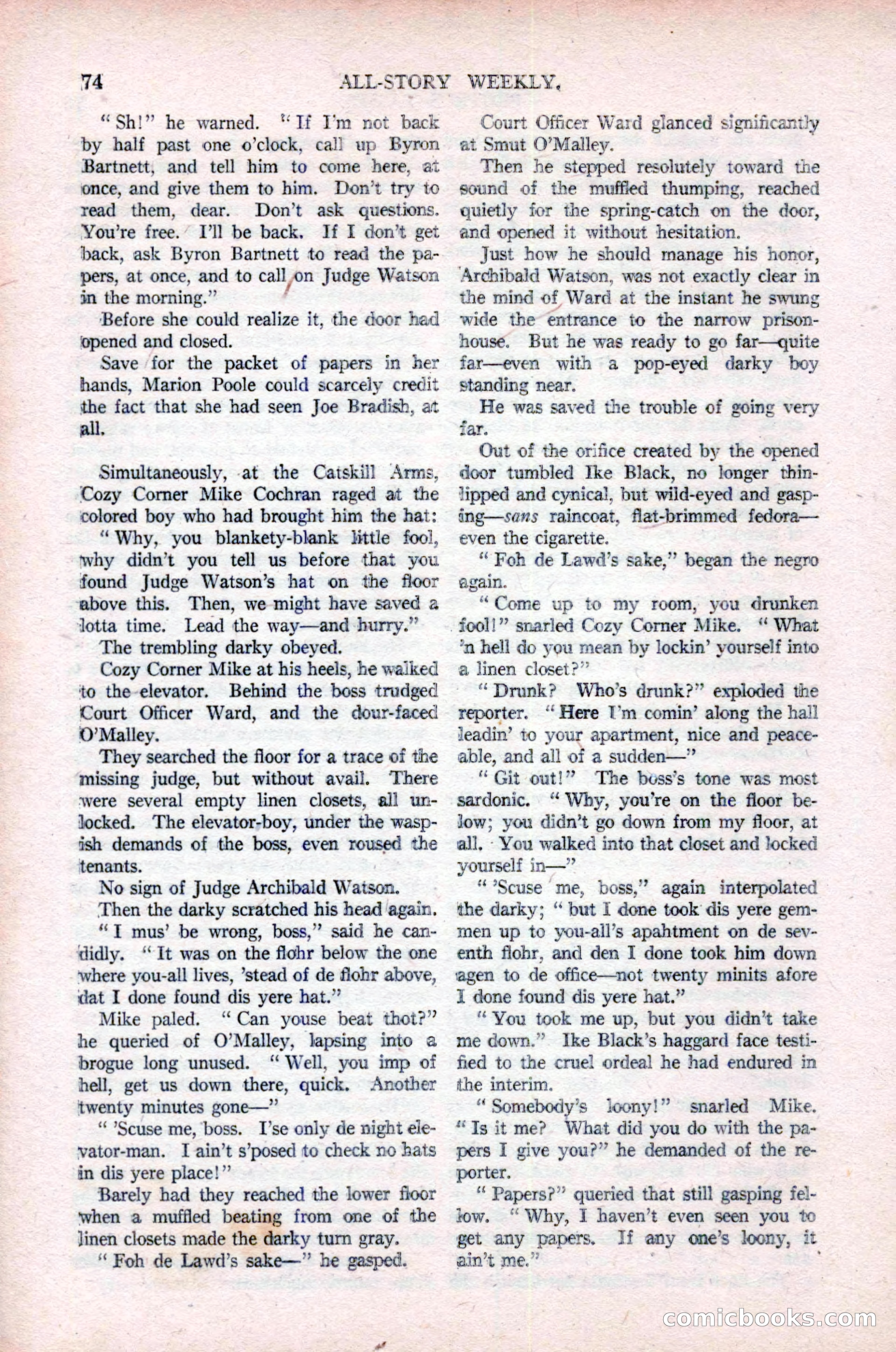 All-Story Weekly, Vol. 76, No. 1 — page 80 of 184