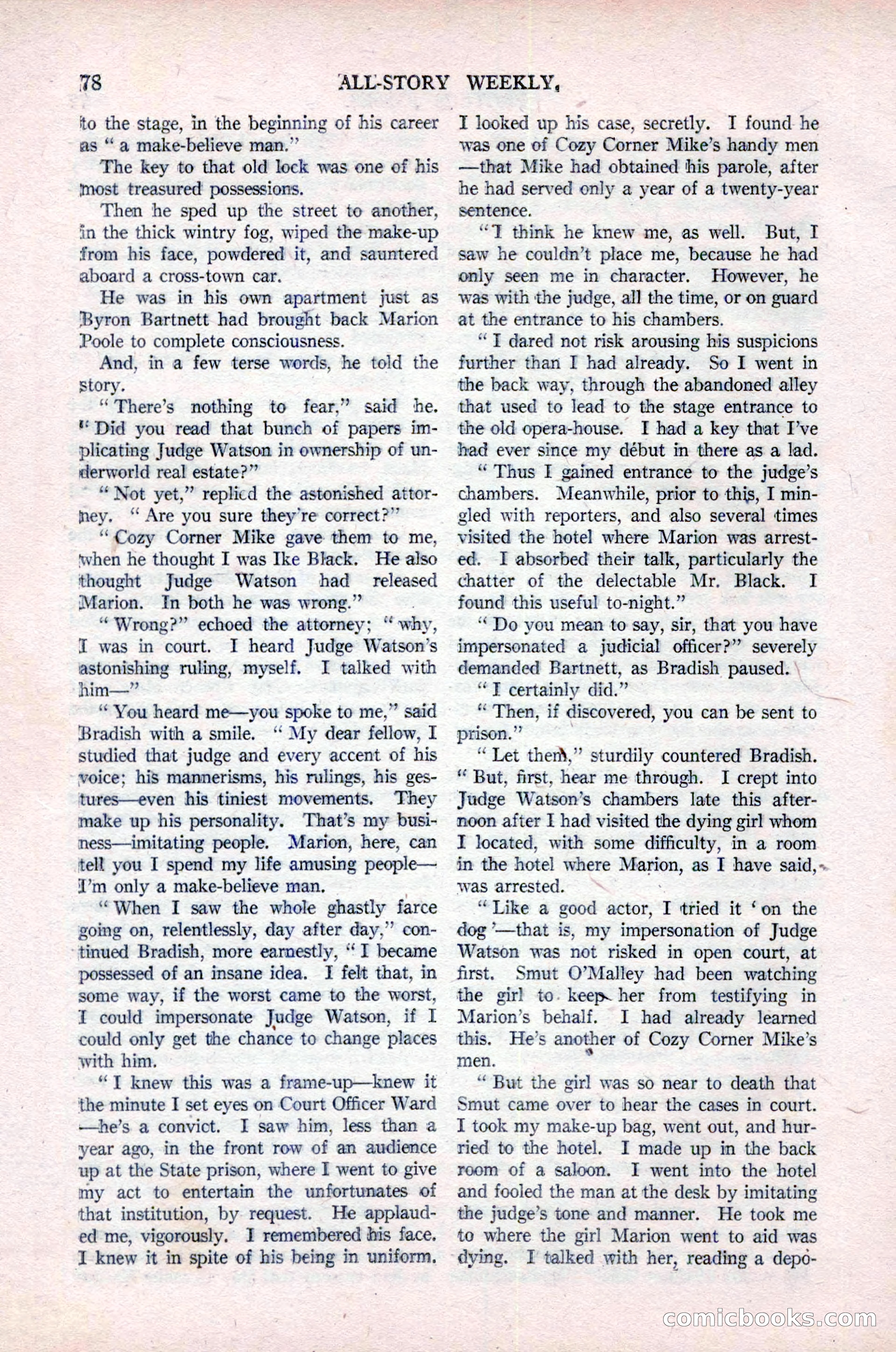 All-Story Weekly, Vol. 76, No. 1 — page 84 of 184