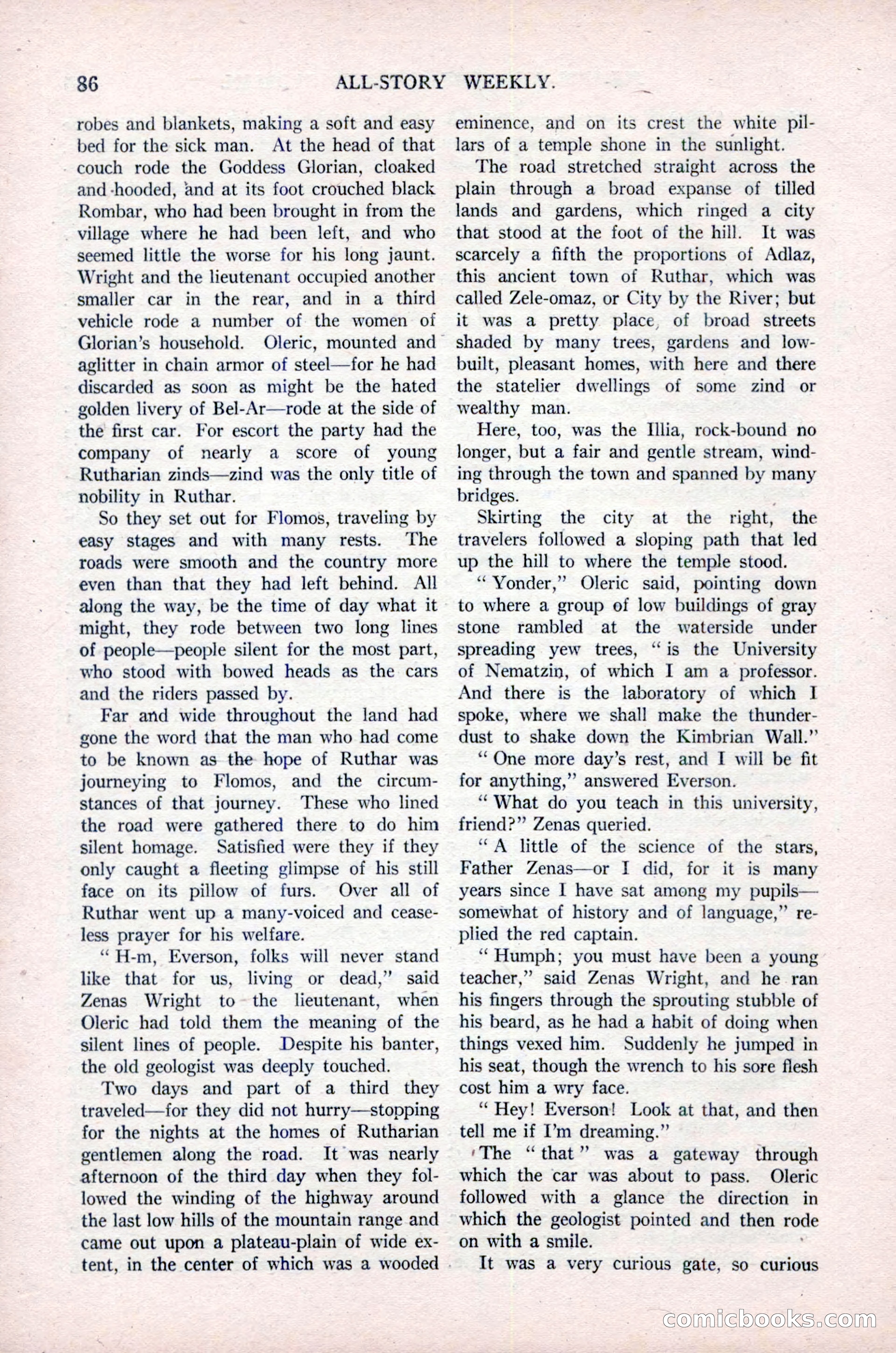 All-Story Weekly, Vol. 76, No. 1 — page 92 of 184