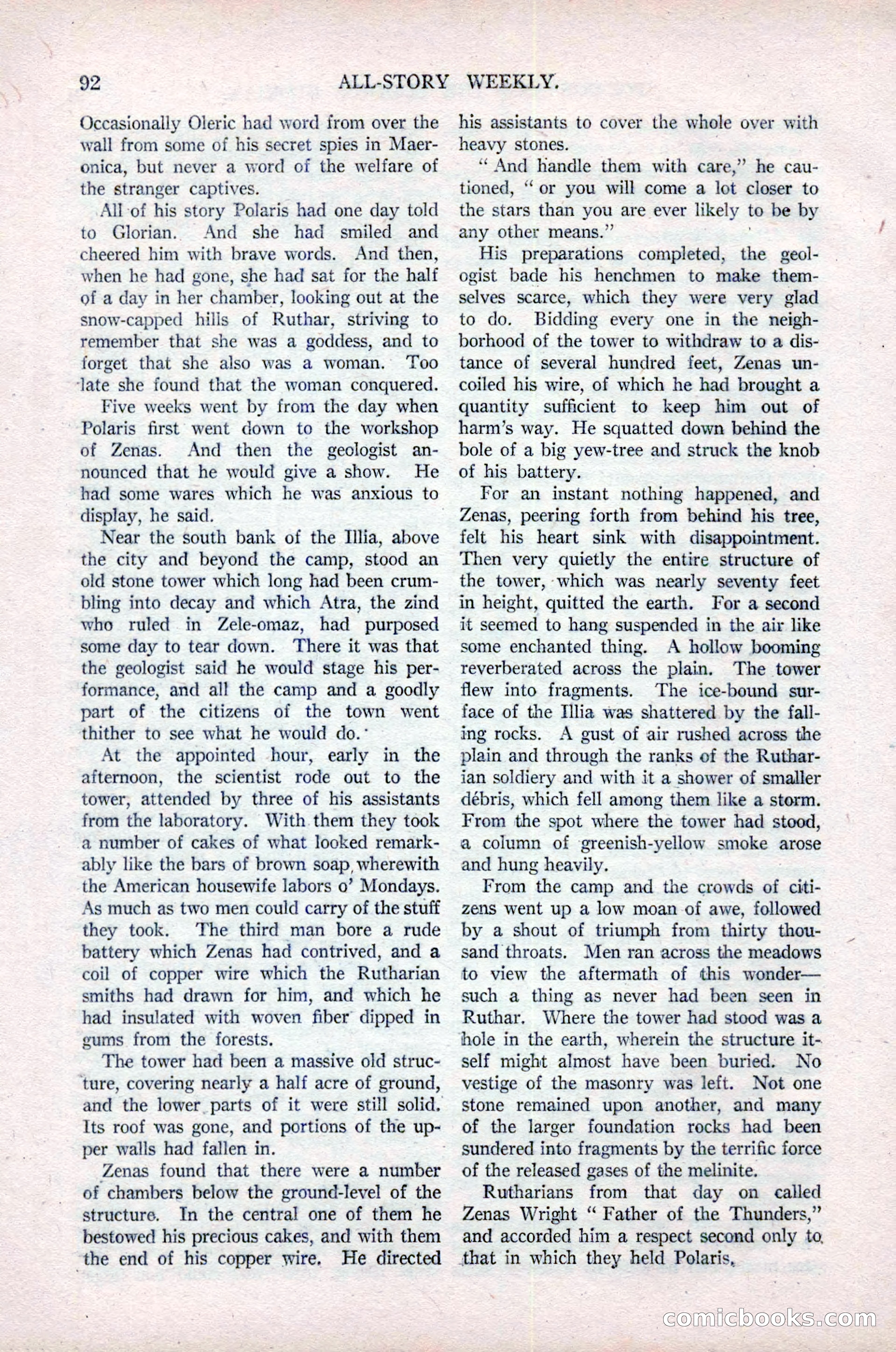 All-Story Weekly, Vol. 76, No. 1 — page 98 of 184