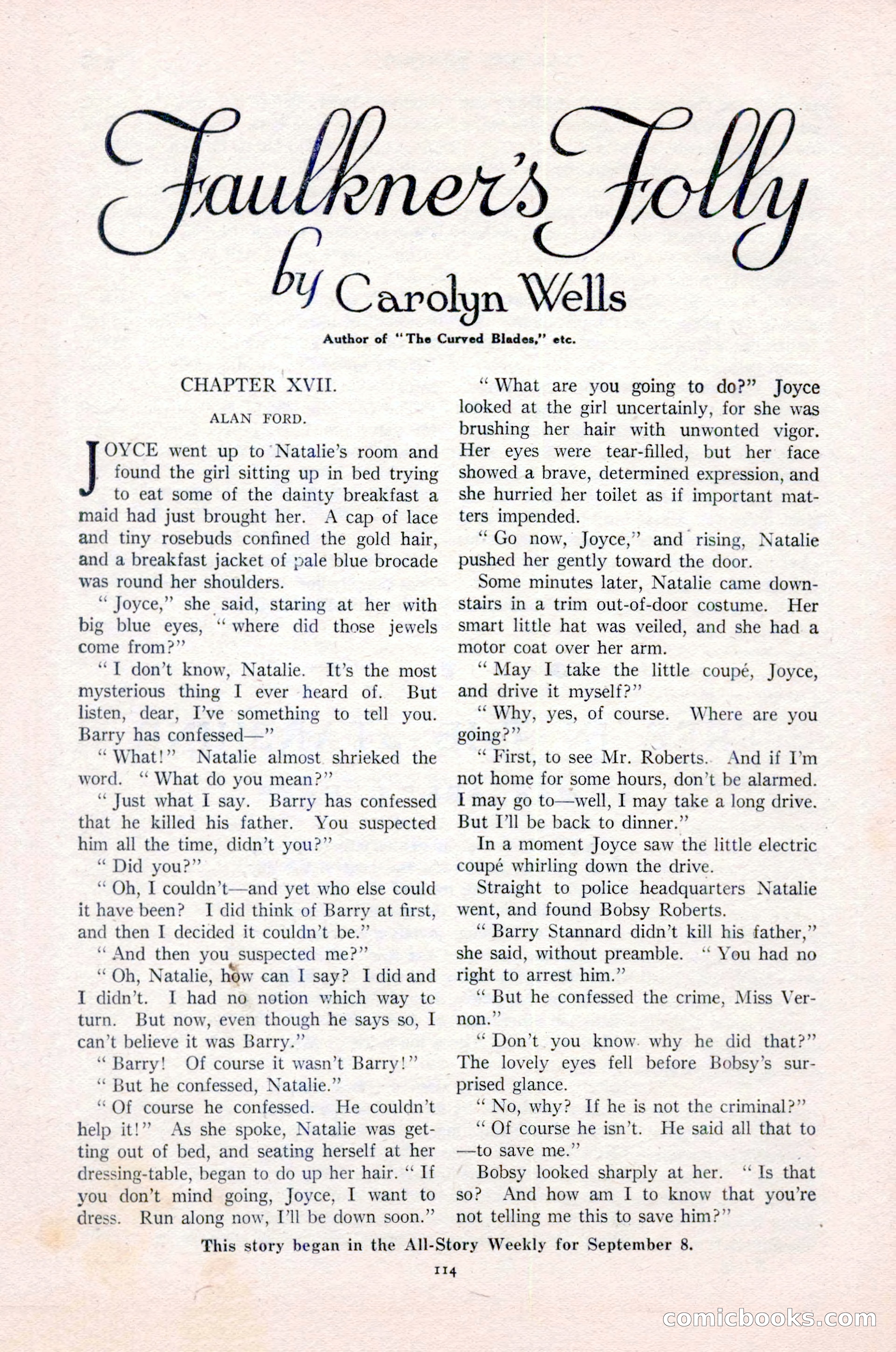 All-Story Weekly, Vol. 76, No. 1 — page 120 of 184