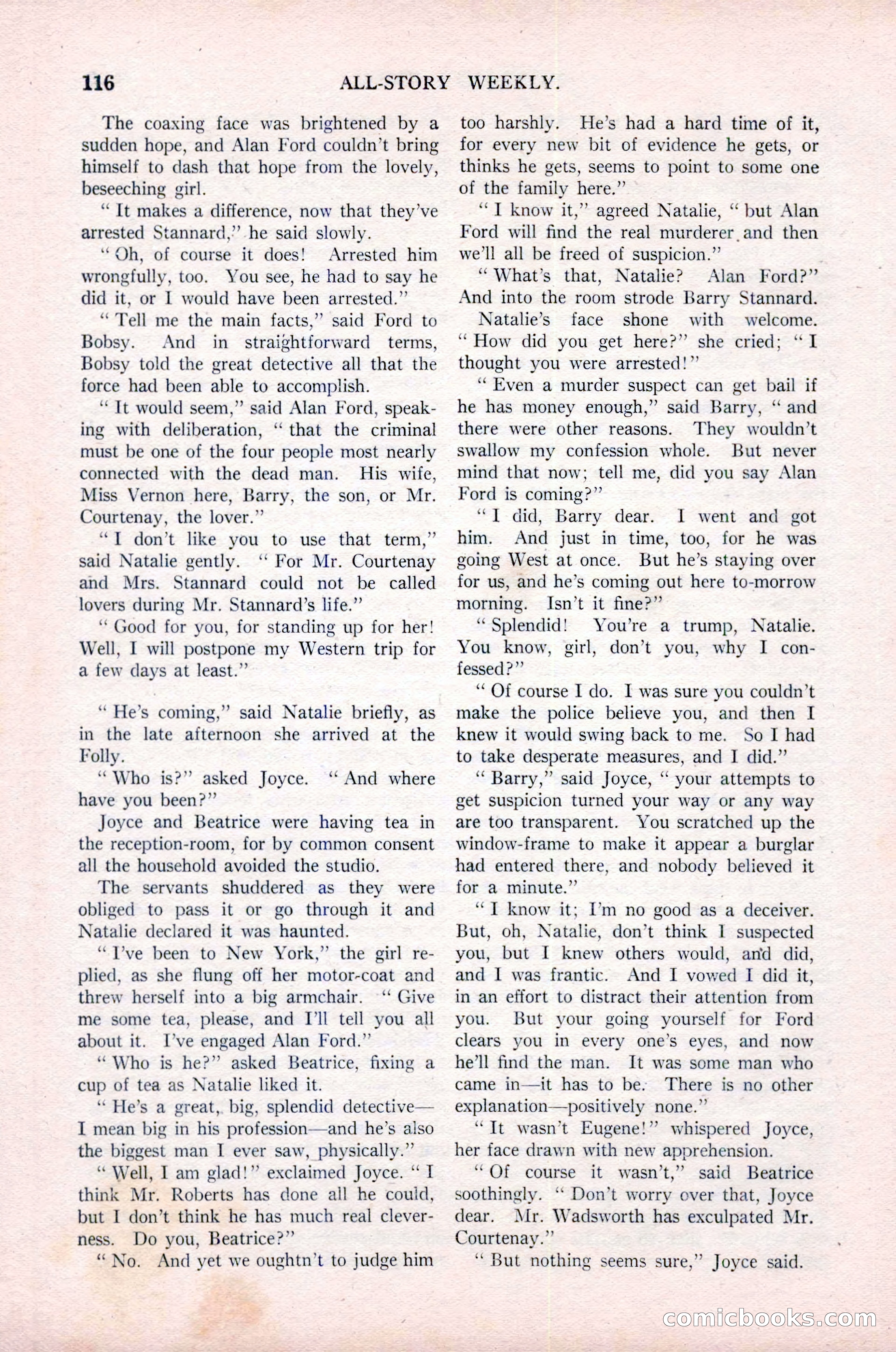 All-Story Weekly, Vol. 76, No. 1 — page 122 of 184