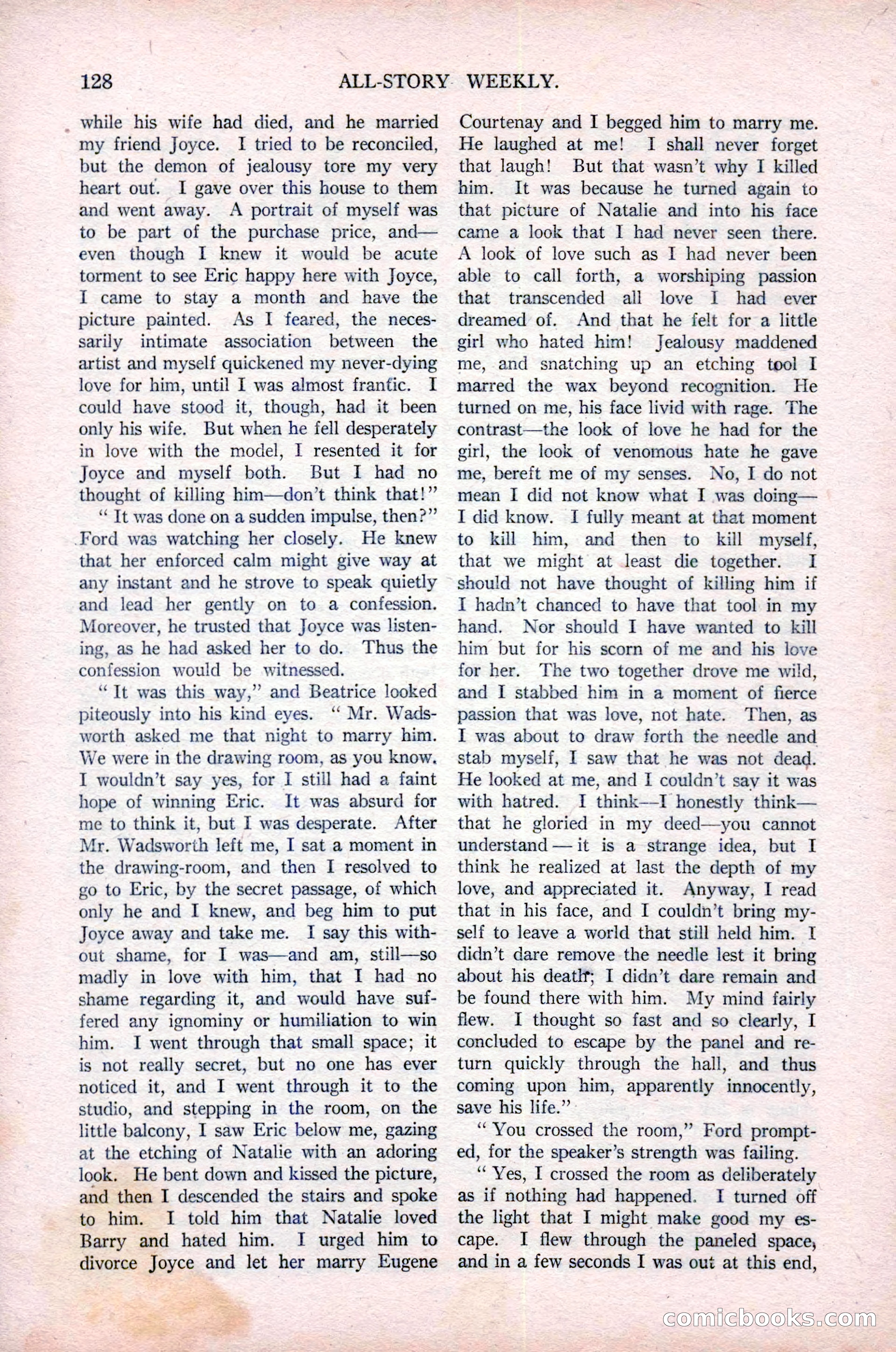 All-Story Weekly, Vol. 76, No. 1 — page 134 of 184
