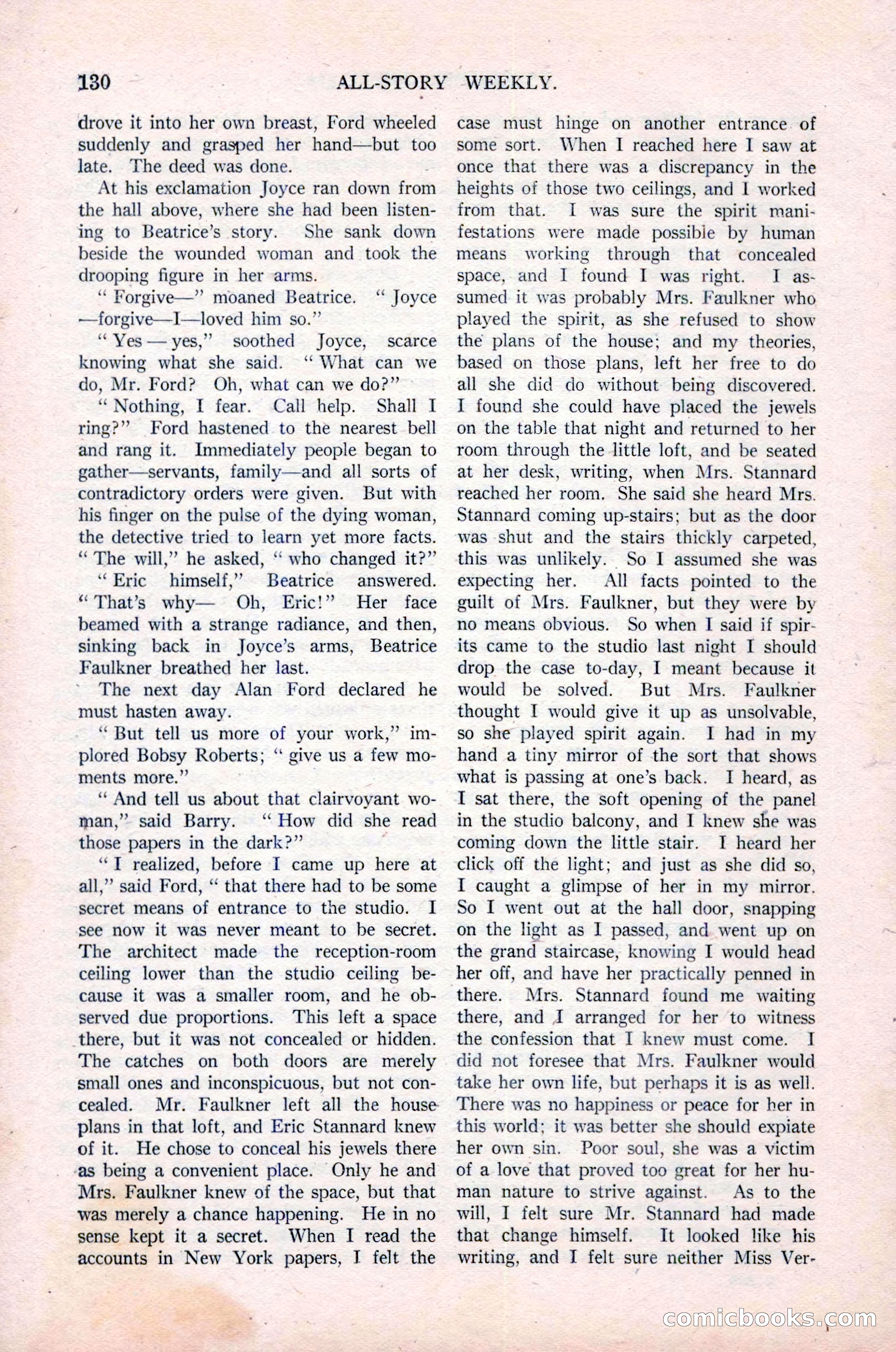 All-Story Weekly, Vol. 76, No. 1 — page 136 of 184