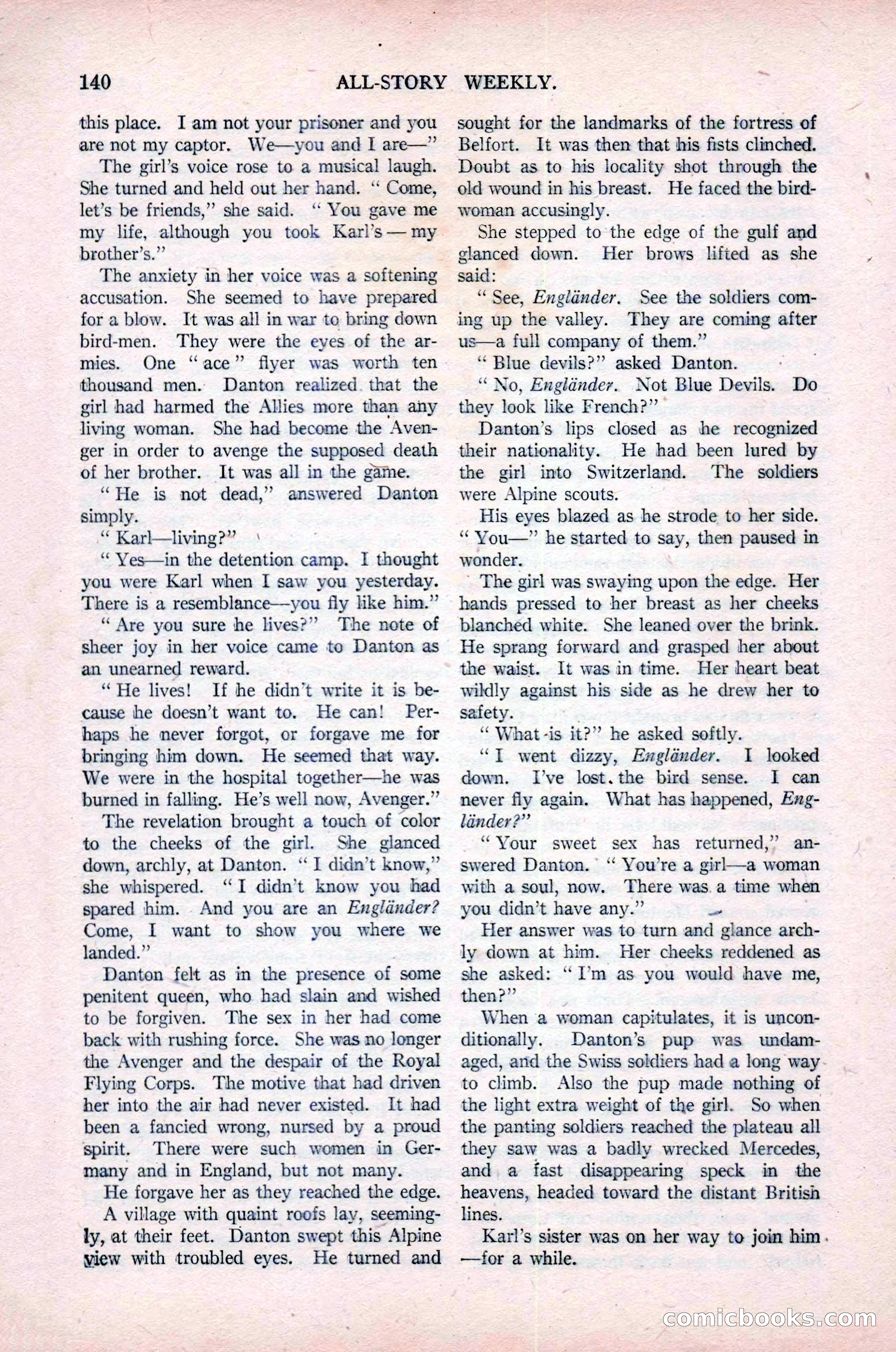 All-Story Weekly, Vol. 76, No. 1 — page 146 of 184