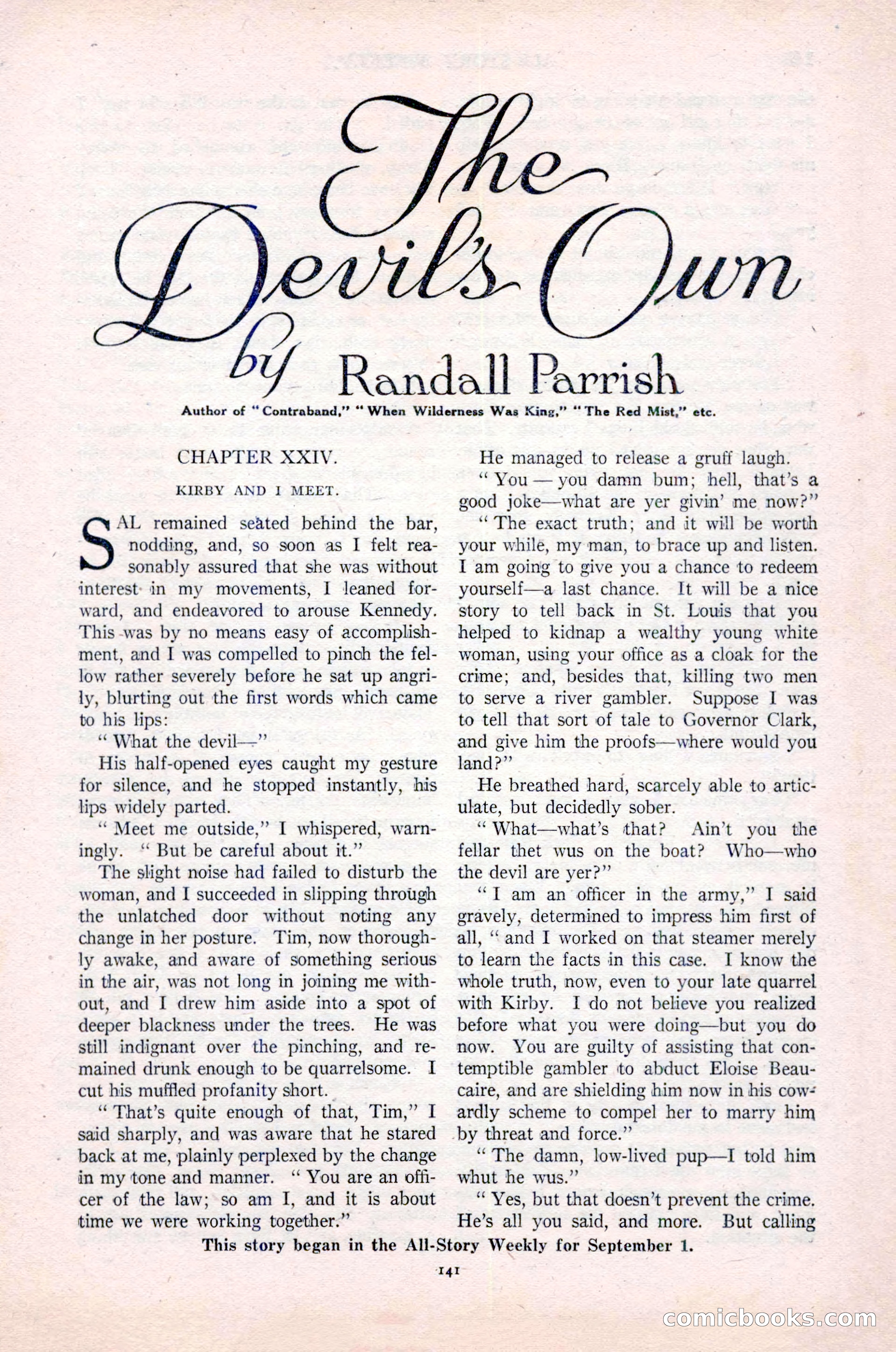 All-Story Weekly, Vol. 76, No. 1 — page 147 of 184