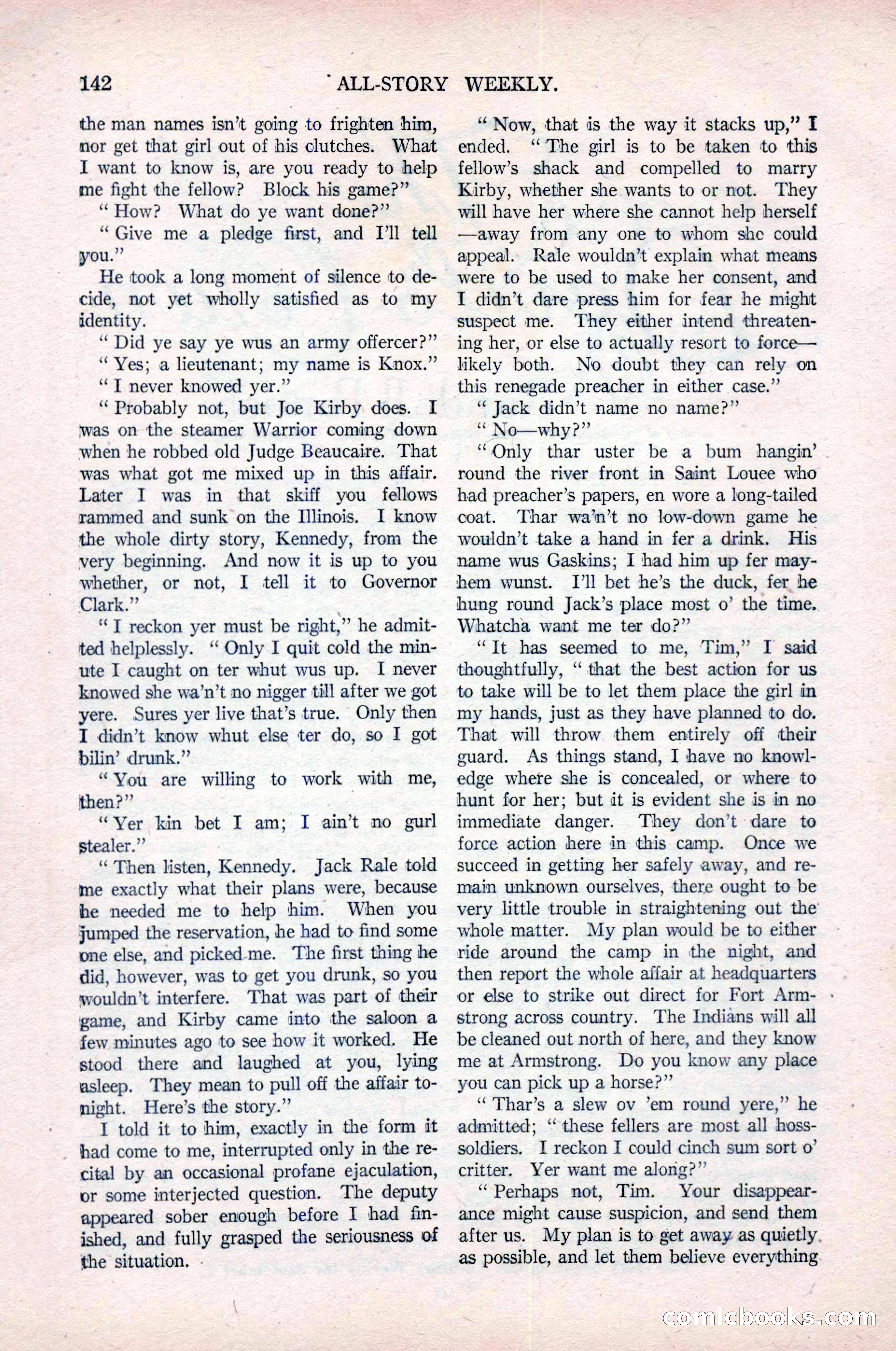All-Story Weekly, Vol. 76, No. 1 — page 148 of 184