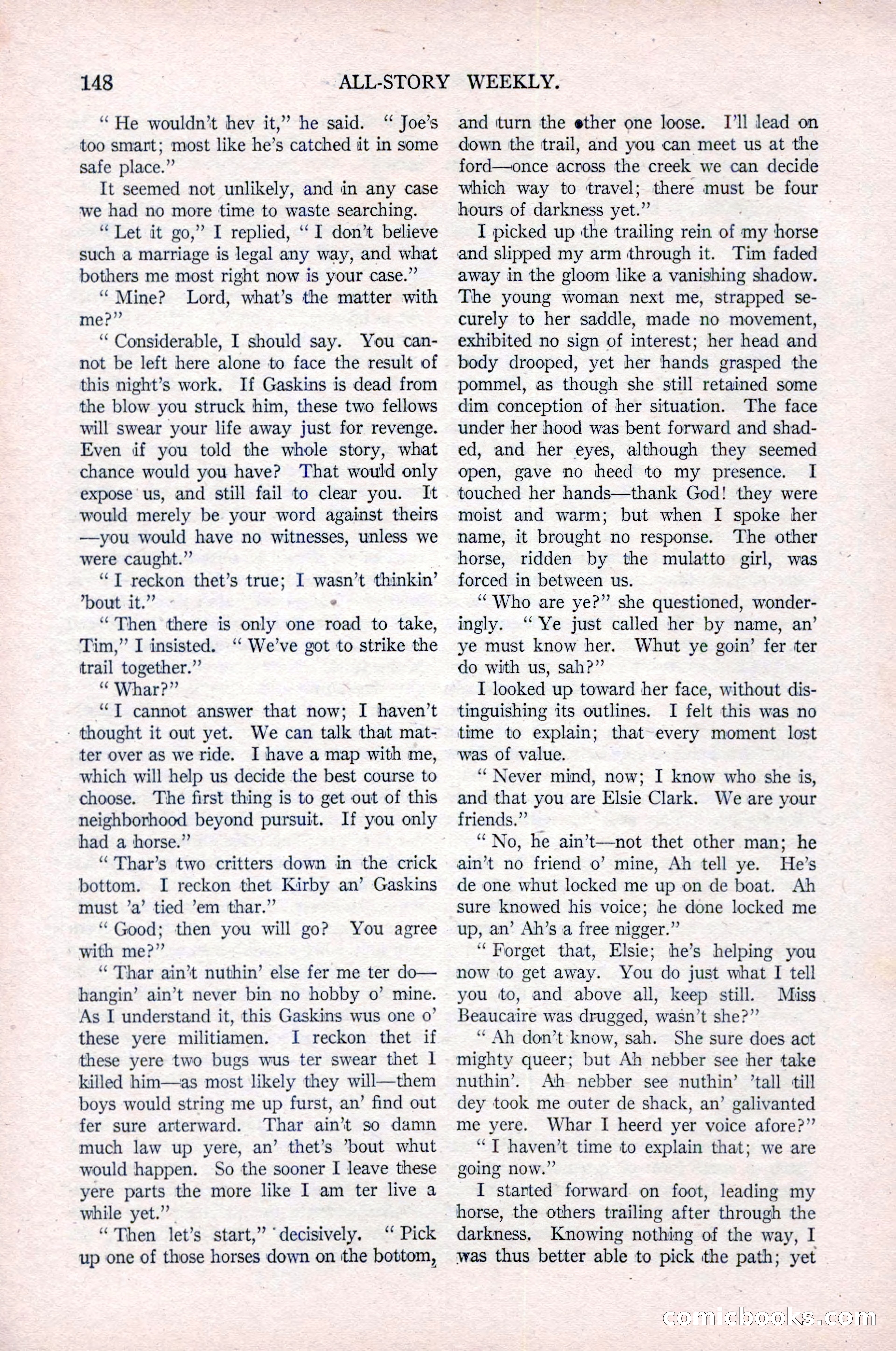 All-Story Weekly, Vol. 76, No. 1 — page 154 of 184