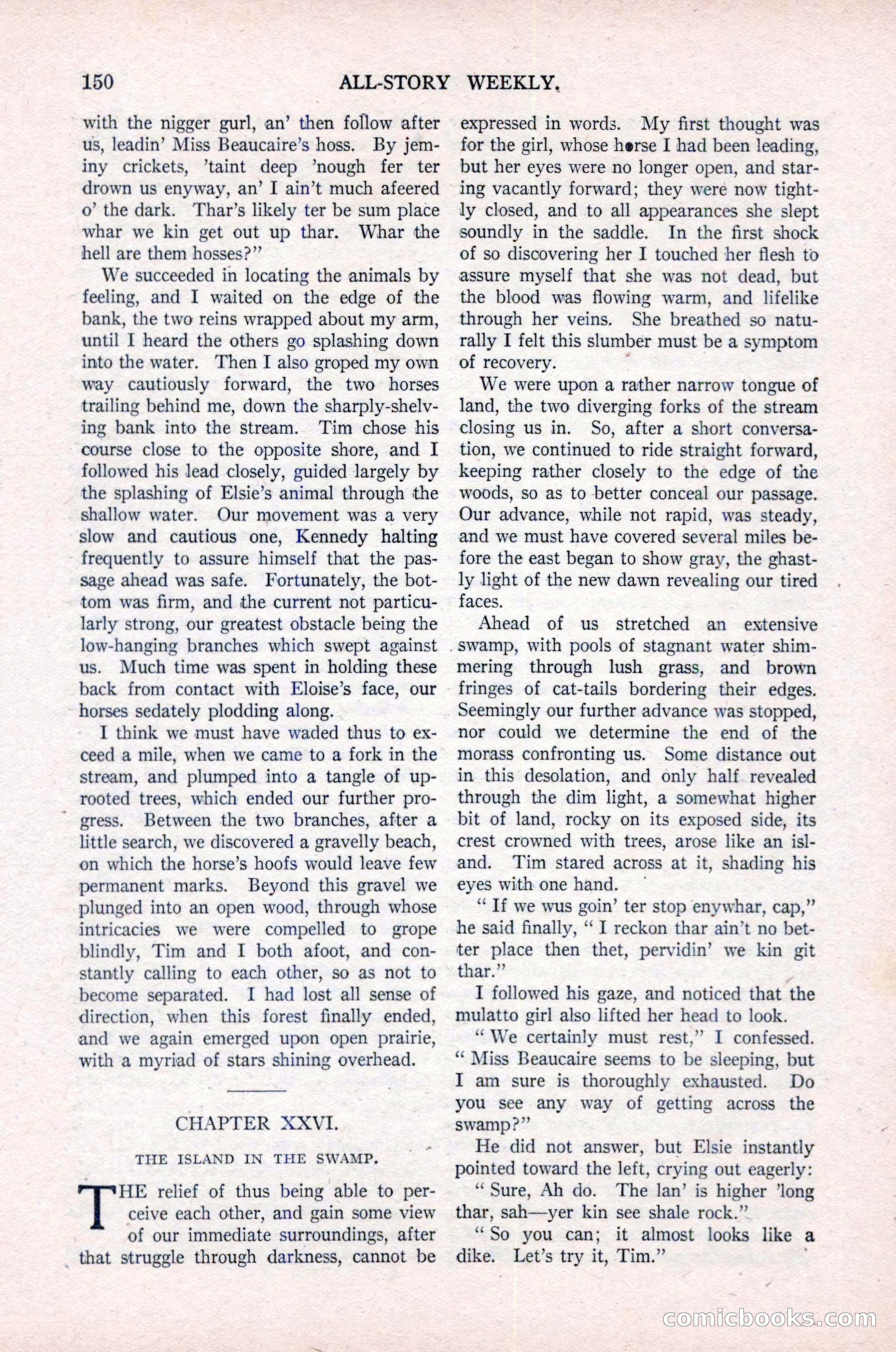 All-Story Weekly, Vol. 76, No. 1 — page 156 of 184