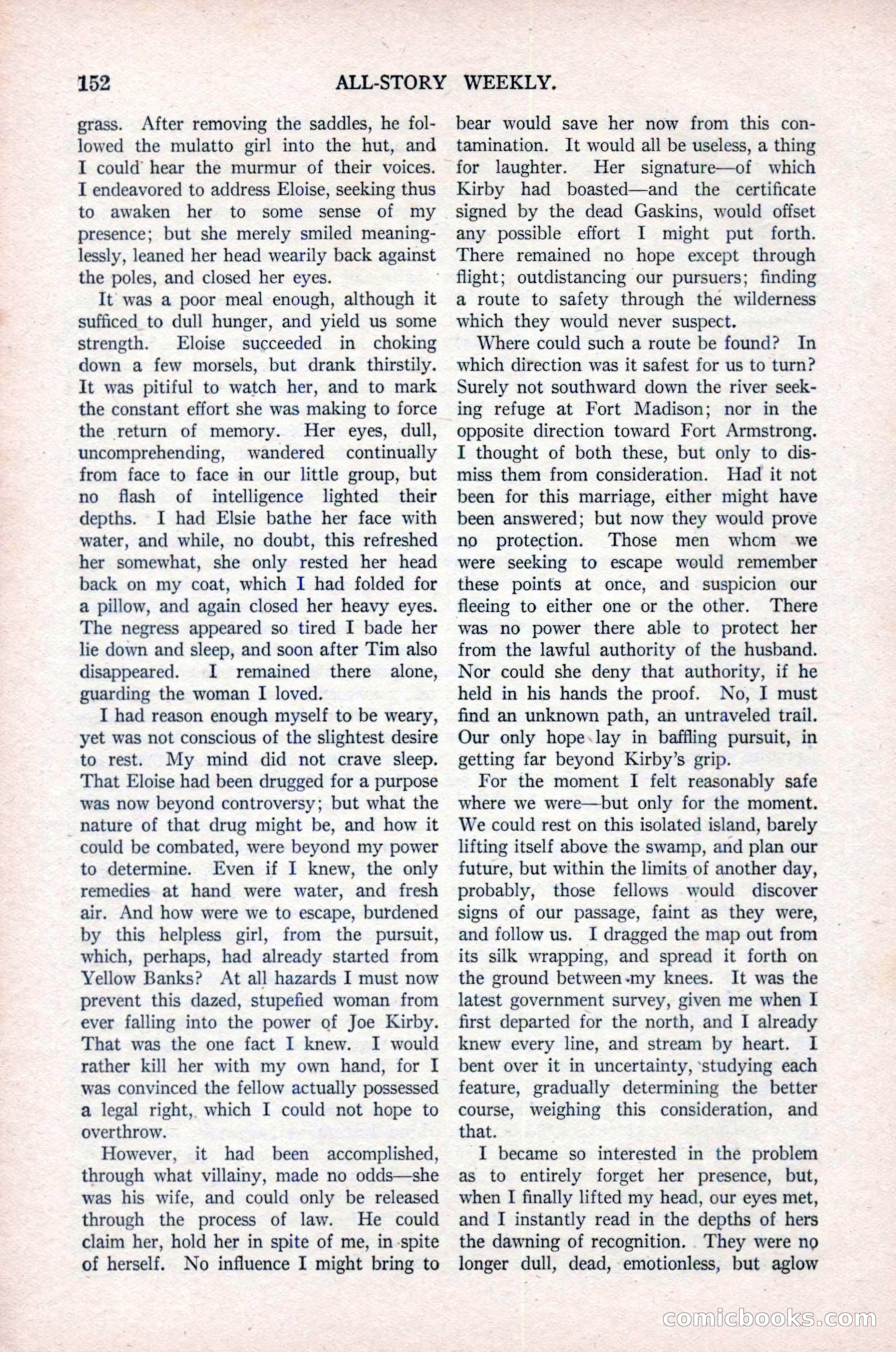 All-Story Weekly, Vol. 76, No. 1 — page 158 of 184