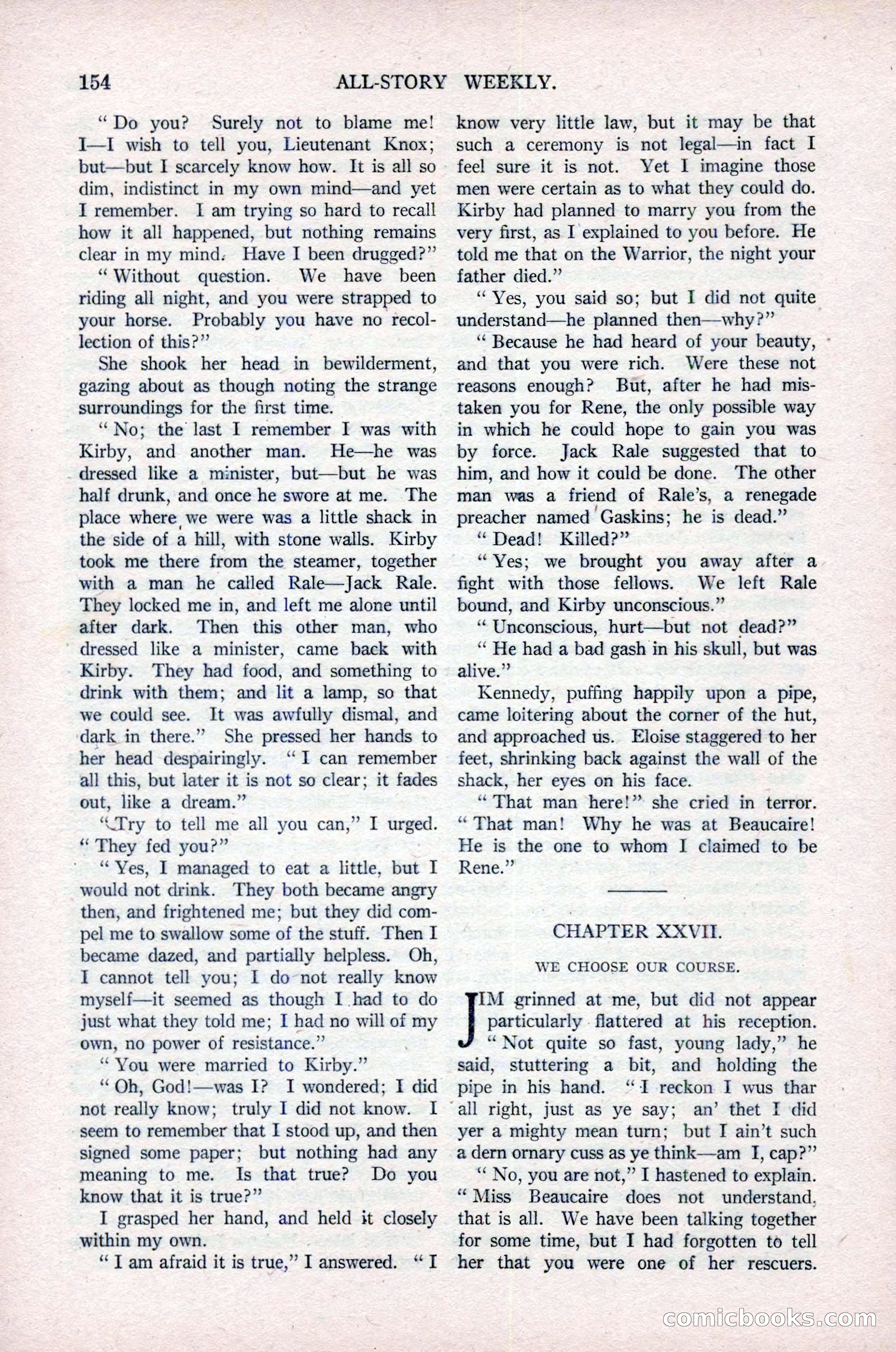 All-Story Weekly, Vol. 76, No. 1 — page 160 of 184