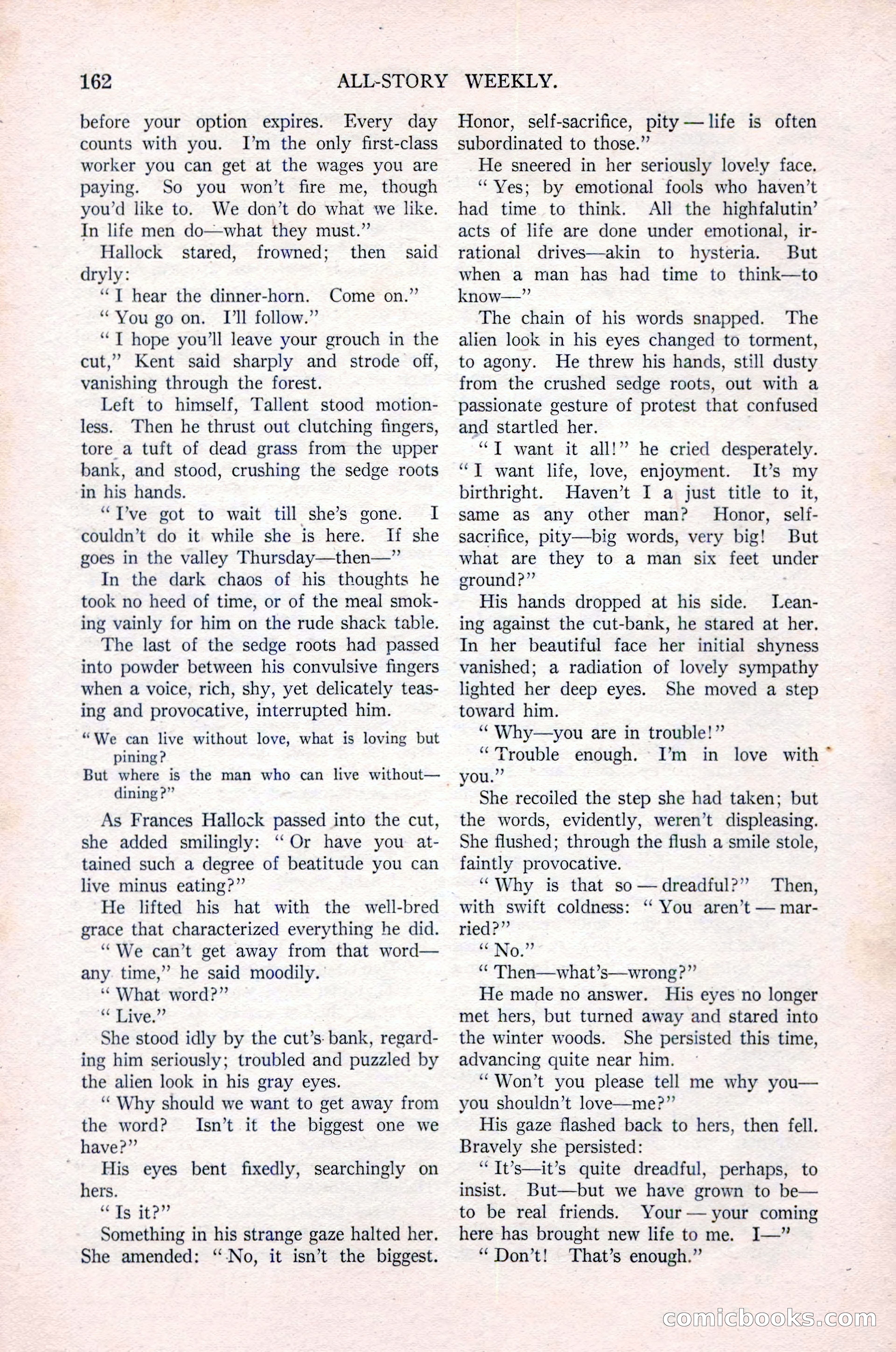 All-Story Weekly, Vol. 76, No. 1 — page 168 of 184
