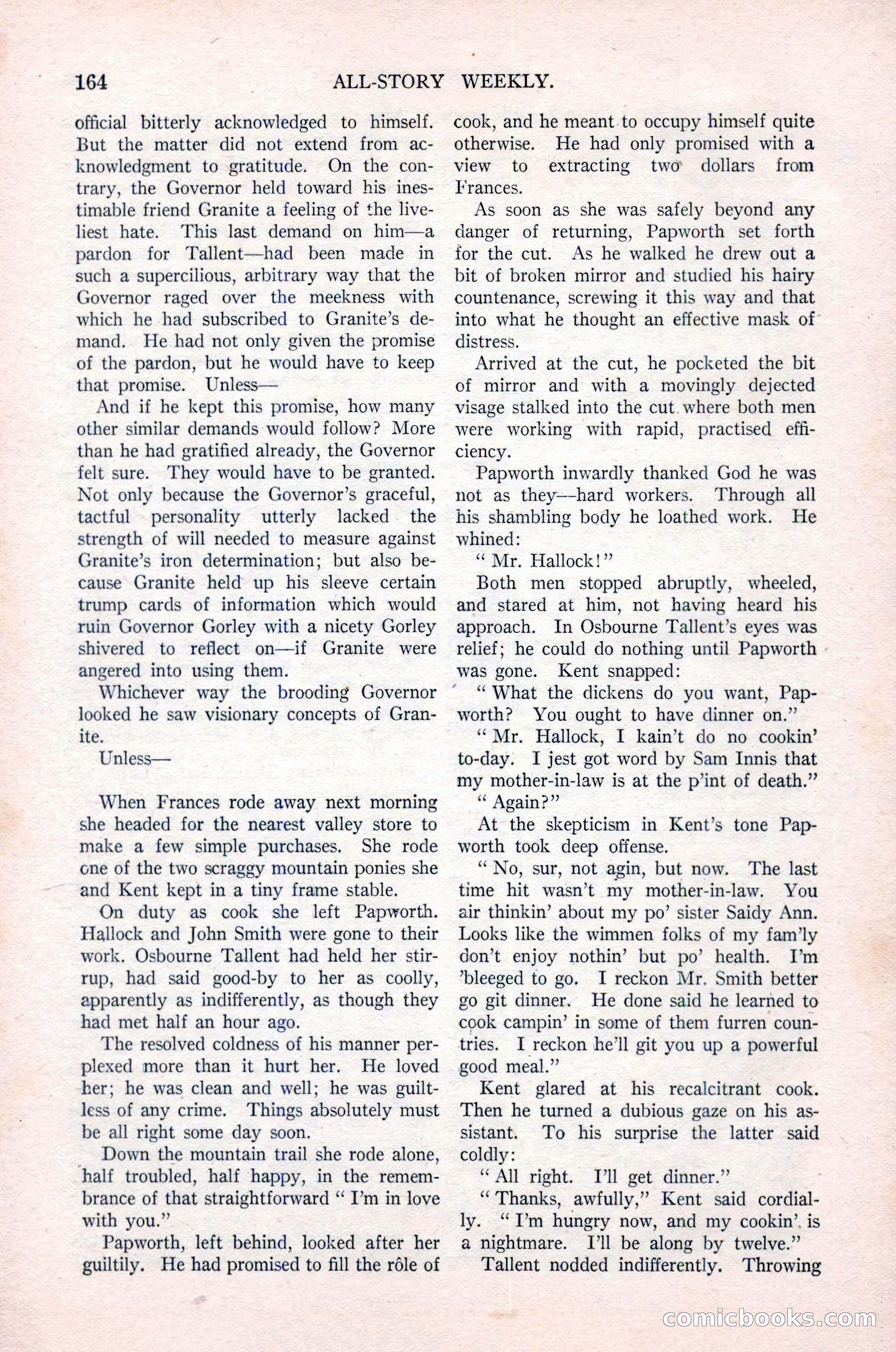 All-Story Weekly, Vol. 76, No. 1 — page 170 of 184
