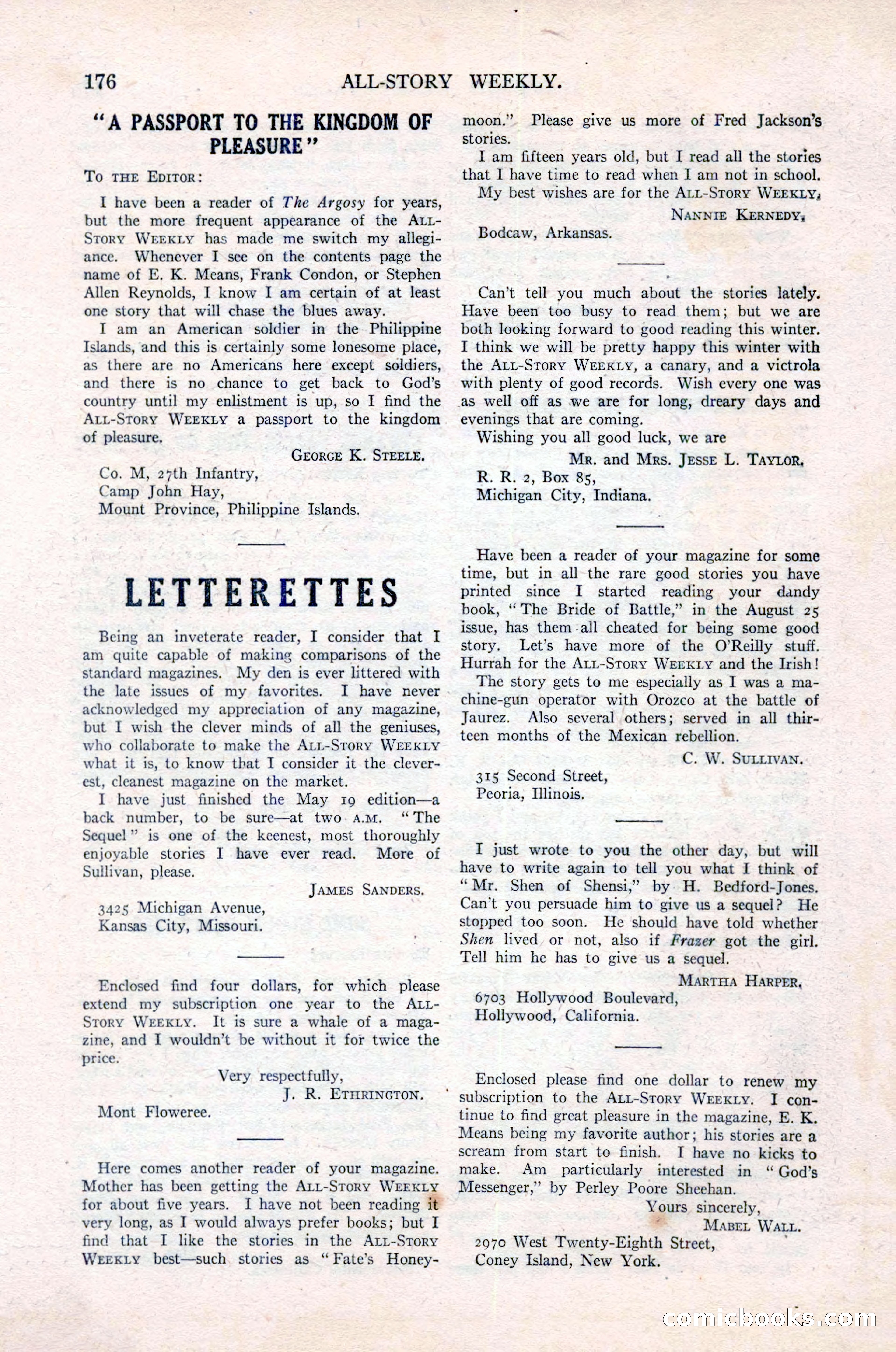 All-Story Weekly, Vol. 76, No. 1 — page 182 of 184