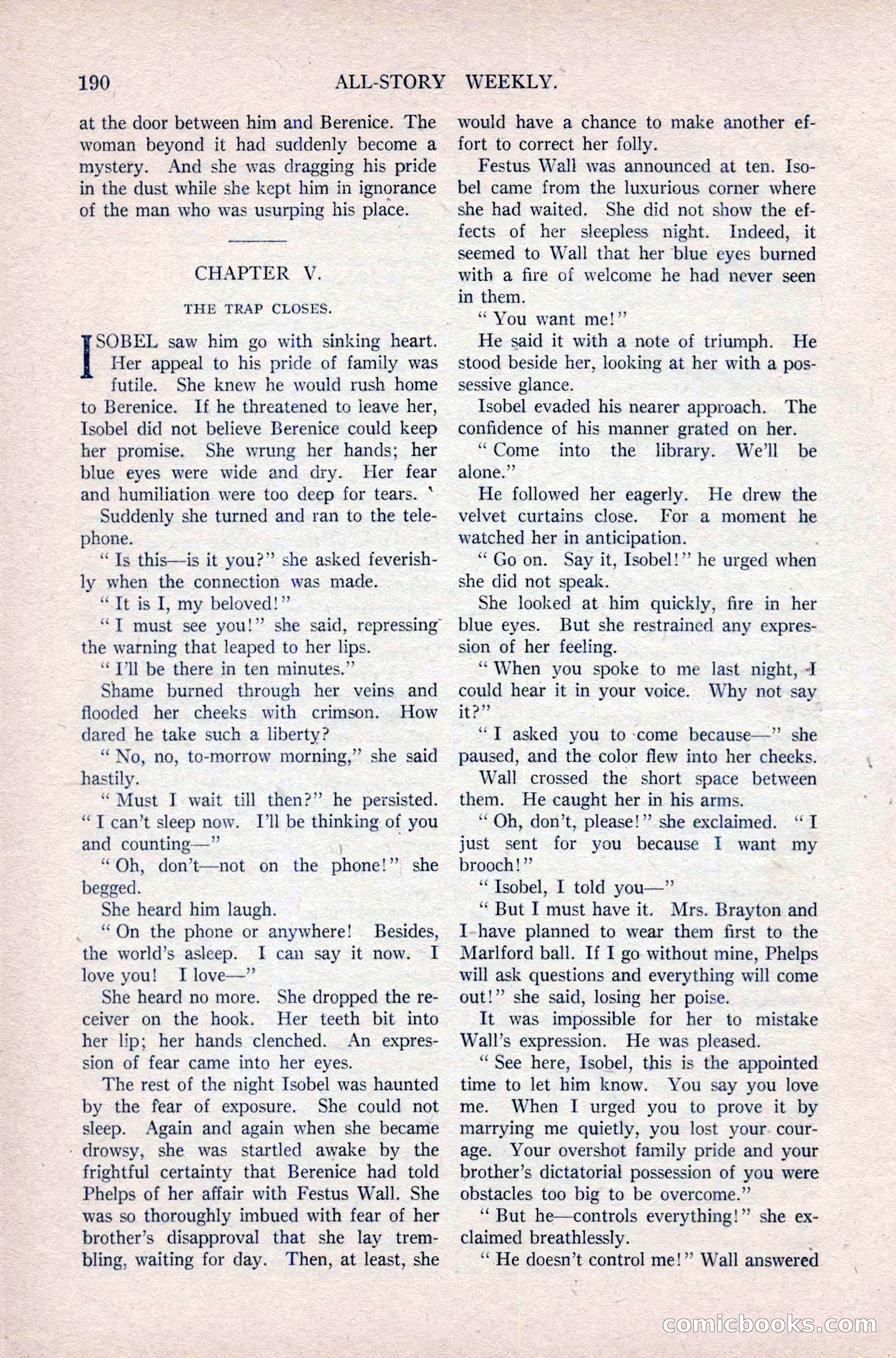All-Story Weekly, December 29, 1917 — page 20 of 184