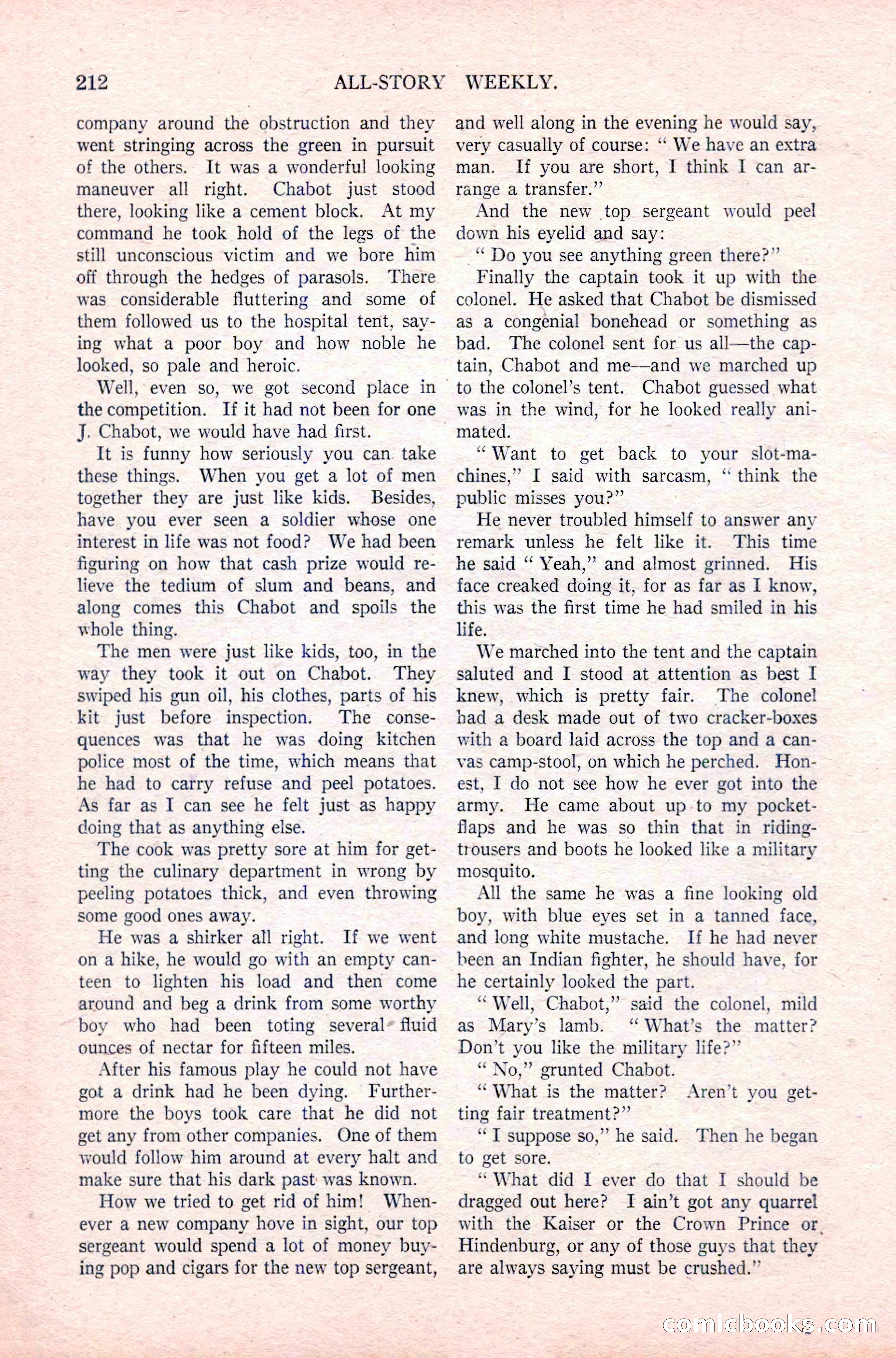 All-Story Weekly, December 29, 1917 — page 42 of 184