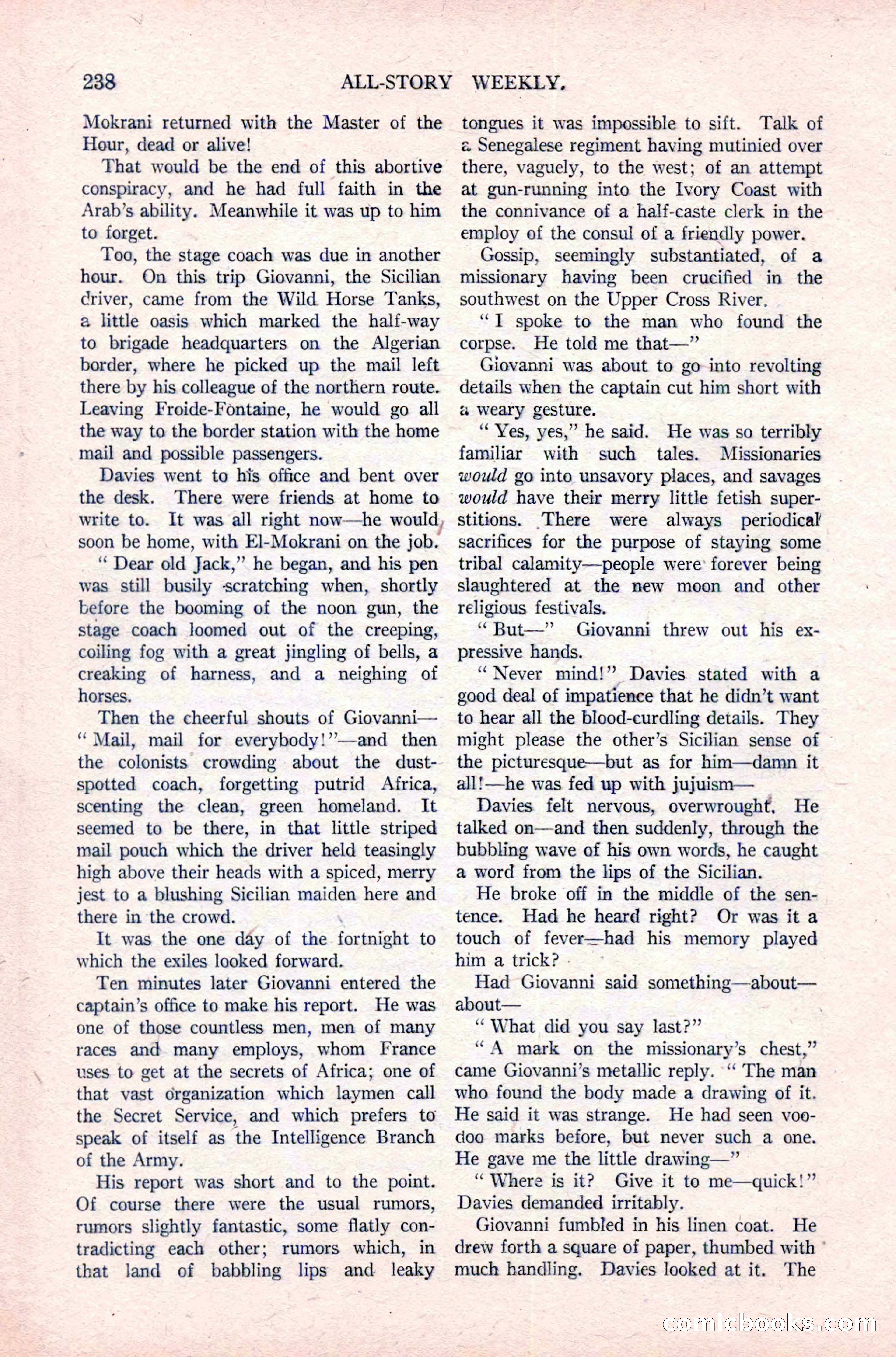 All-Story Weekly, December 29, 1917 — page 68 of 184