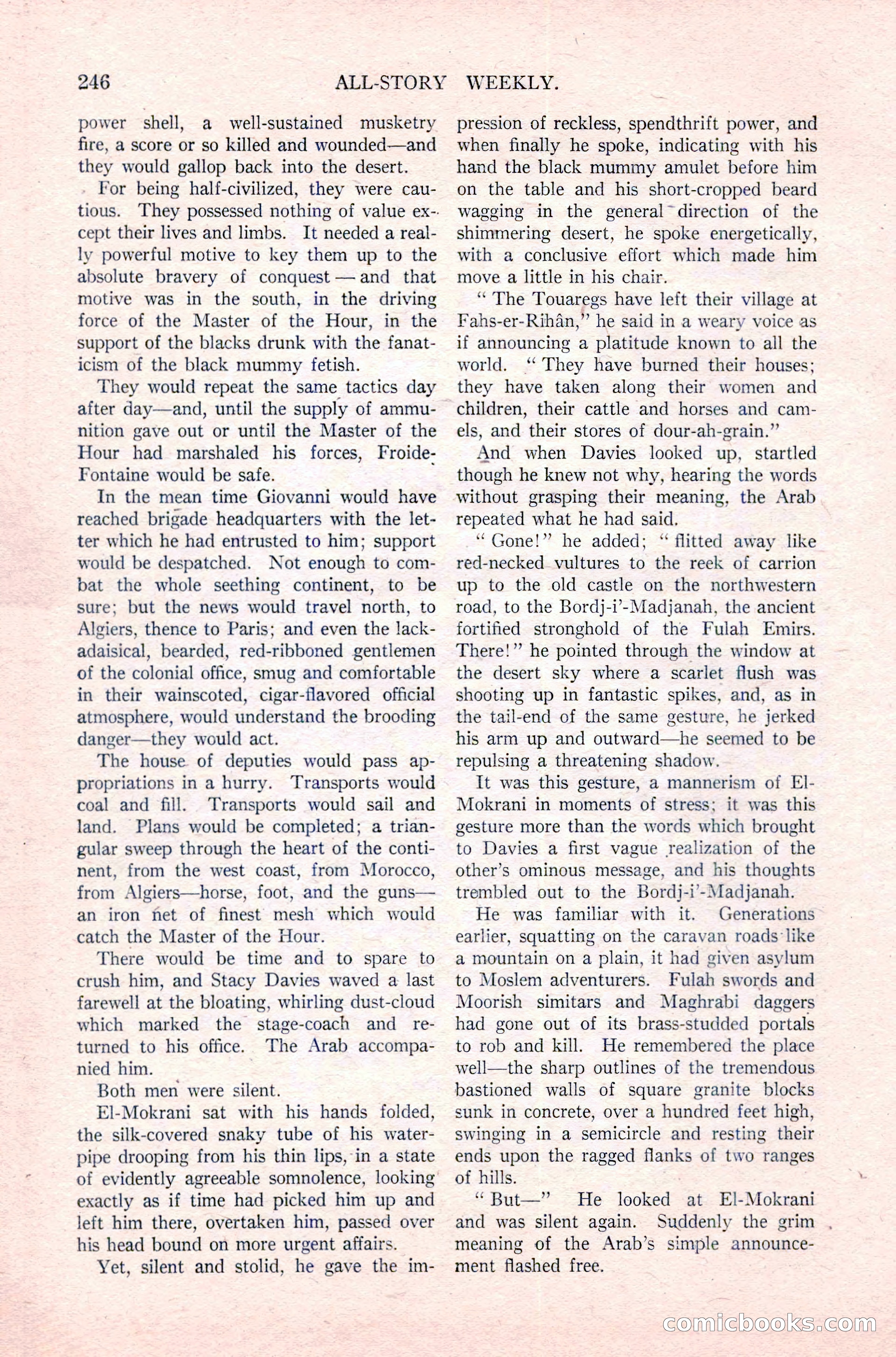 All-Story Weekly, December 29, 1917 — page 76 of 184