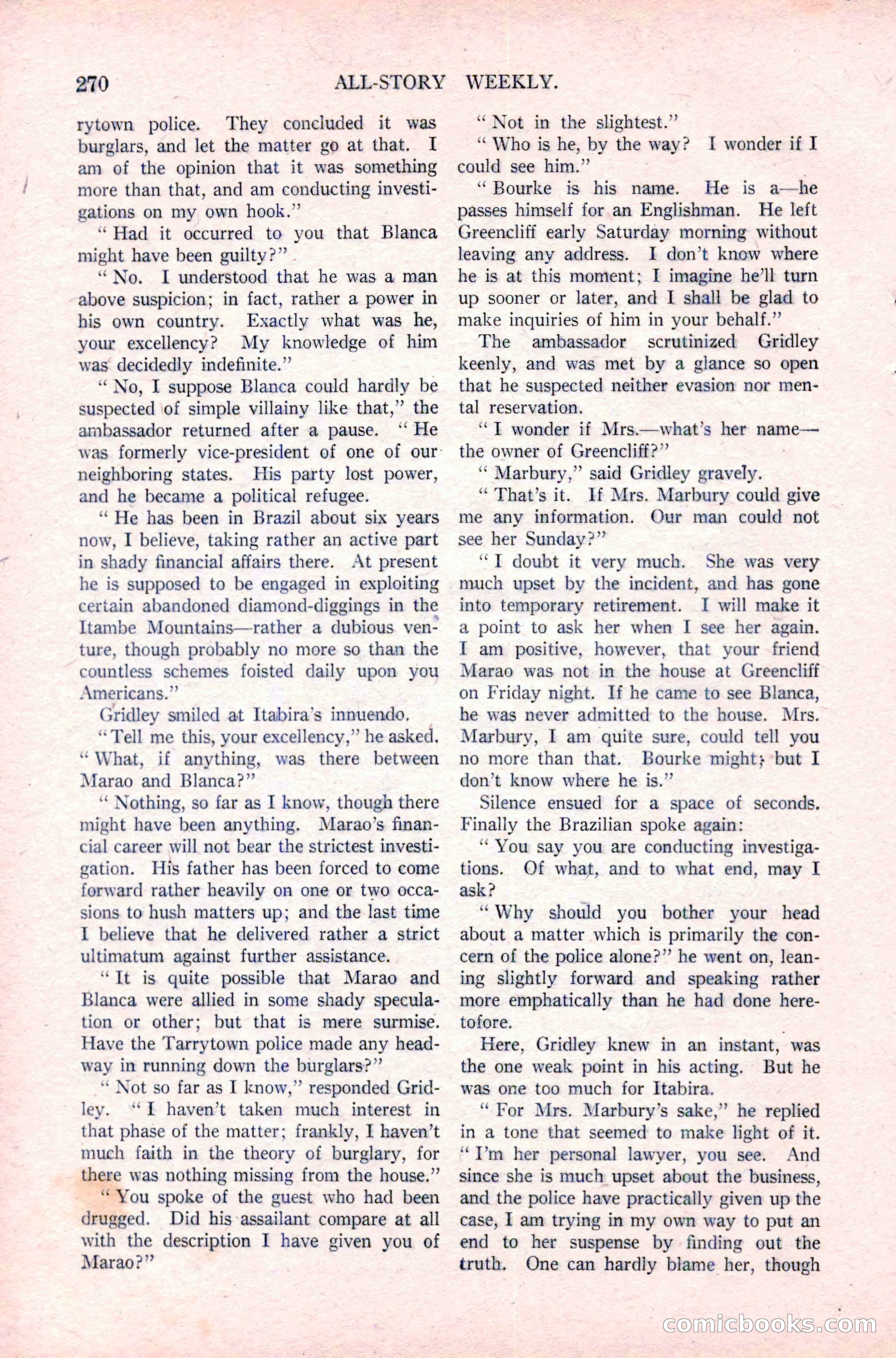 All-Story Weekly, December 29, 1917 — page 100 of 184
