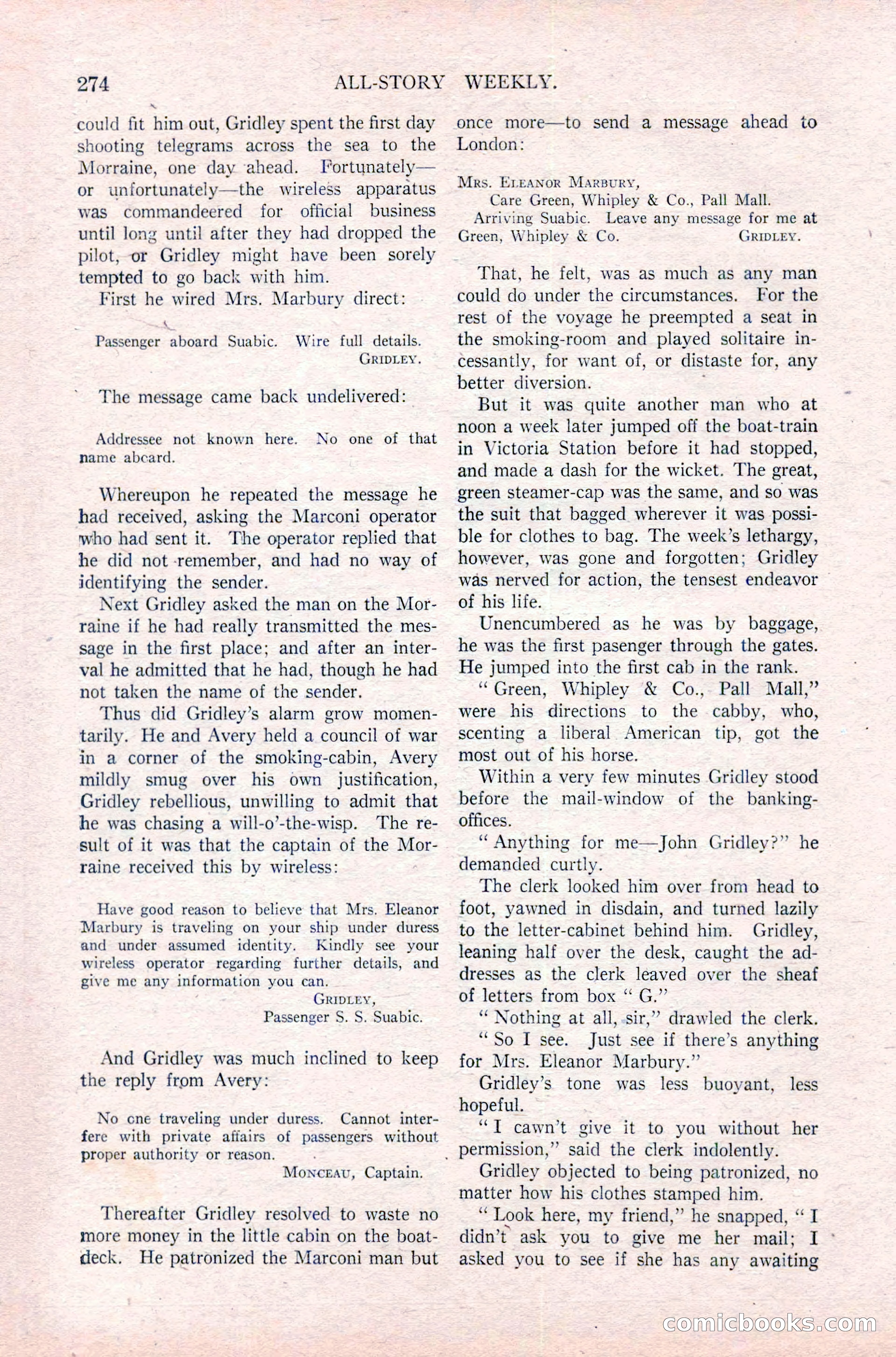 All-Story Weekly, December 29, 1917 — page 104 of 184