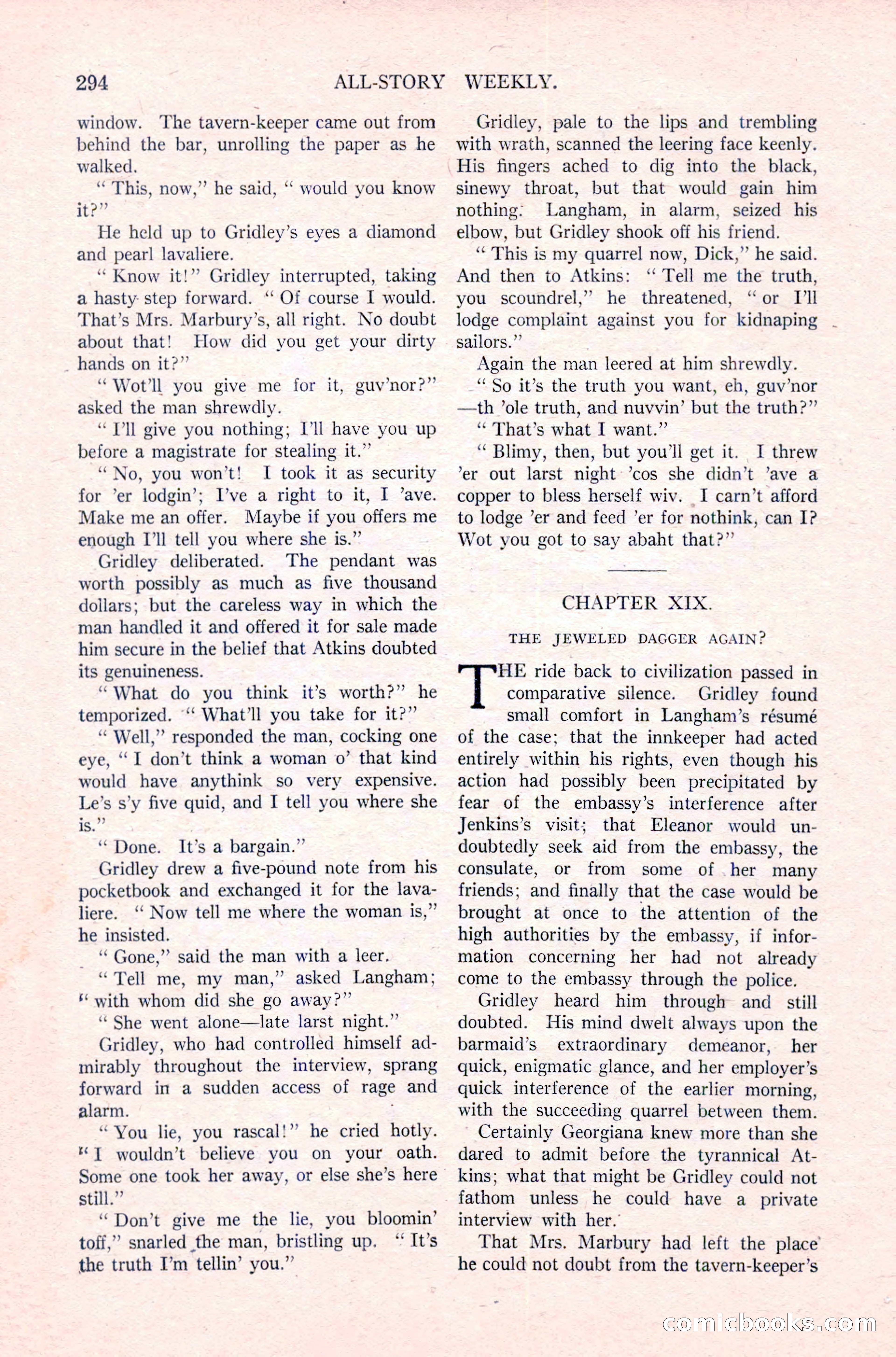 All-Story Weekly, December 29, 1917 — page 124 of 184
