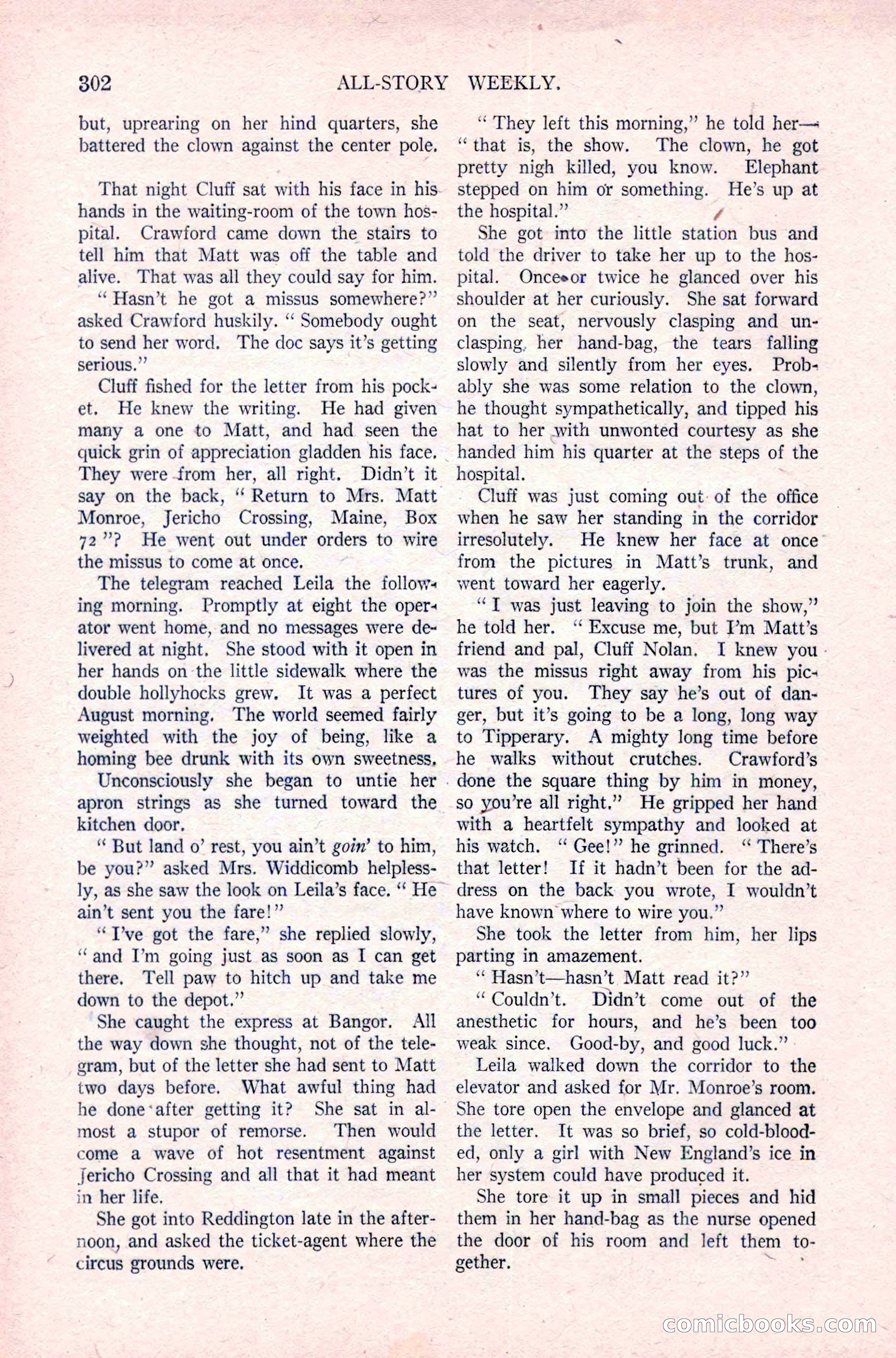 All-Story Weekly, December 29, 1917 — page 132 of 184