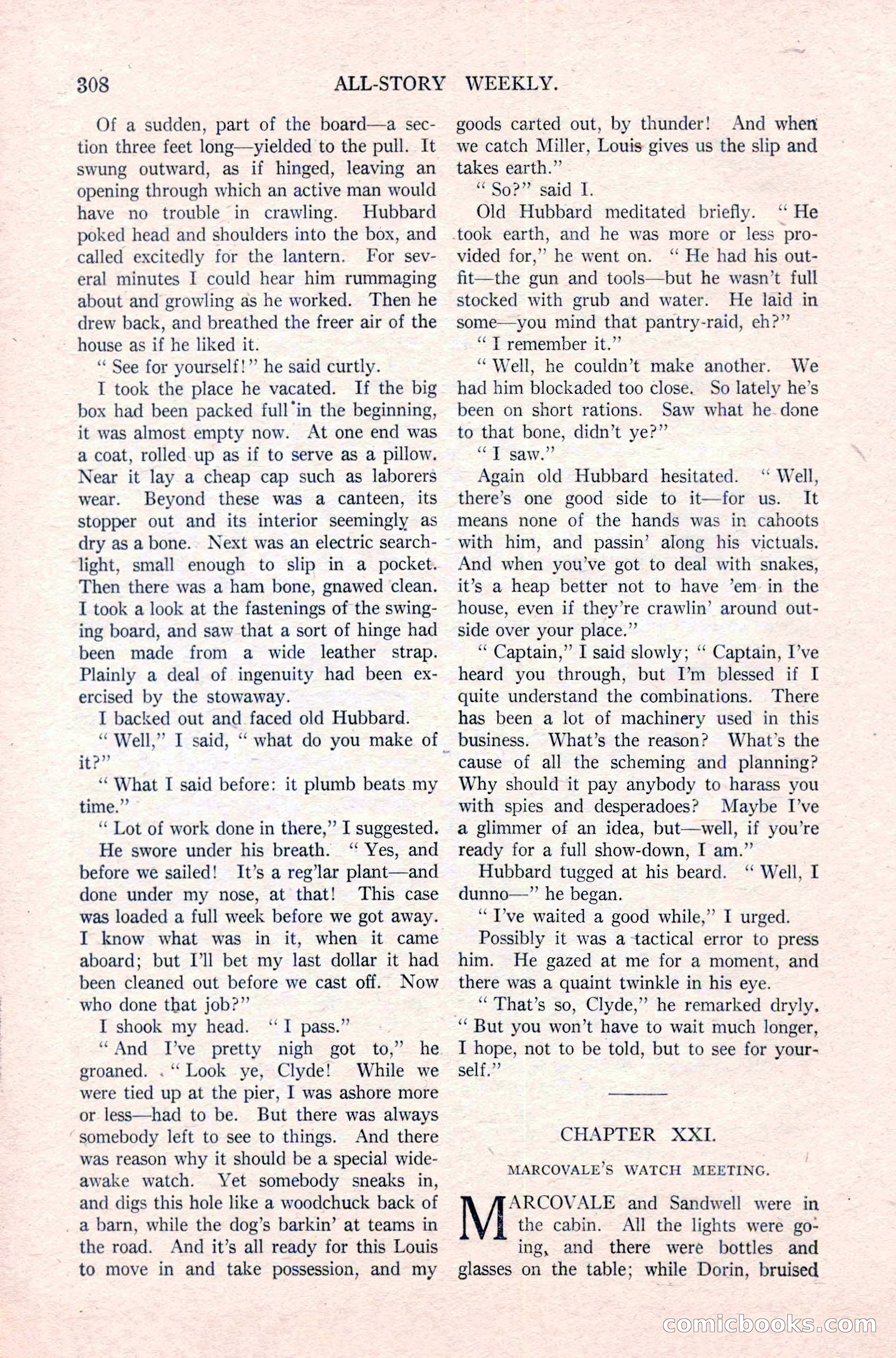 All-Story Weekly, December 29, 1917 — page 138 of 184