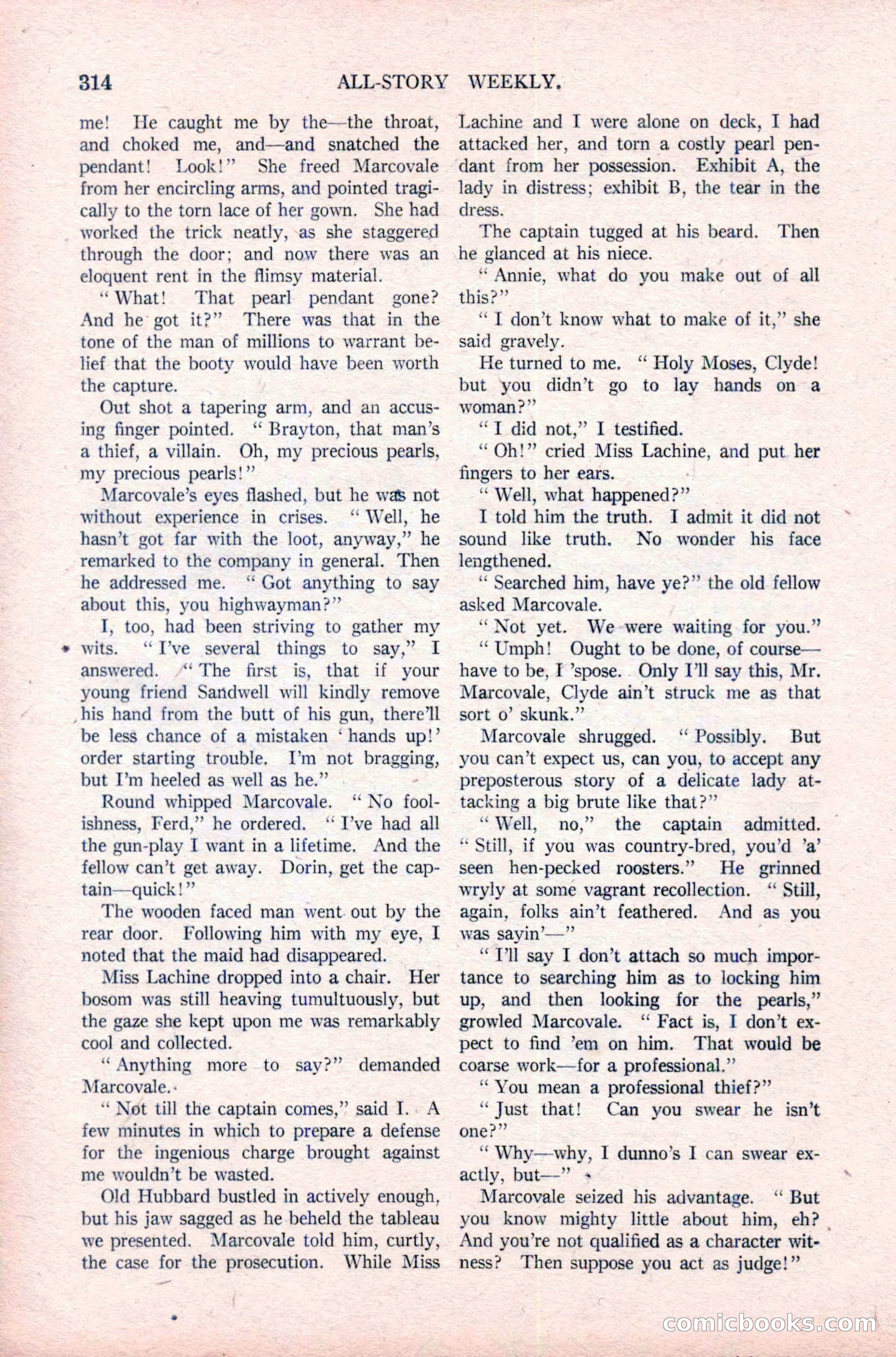 All-Story Weekly, December 29, 1917 — page 144 of 184