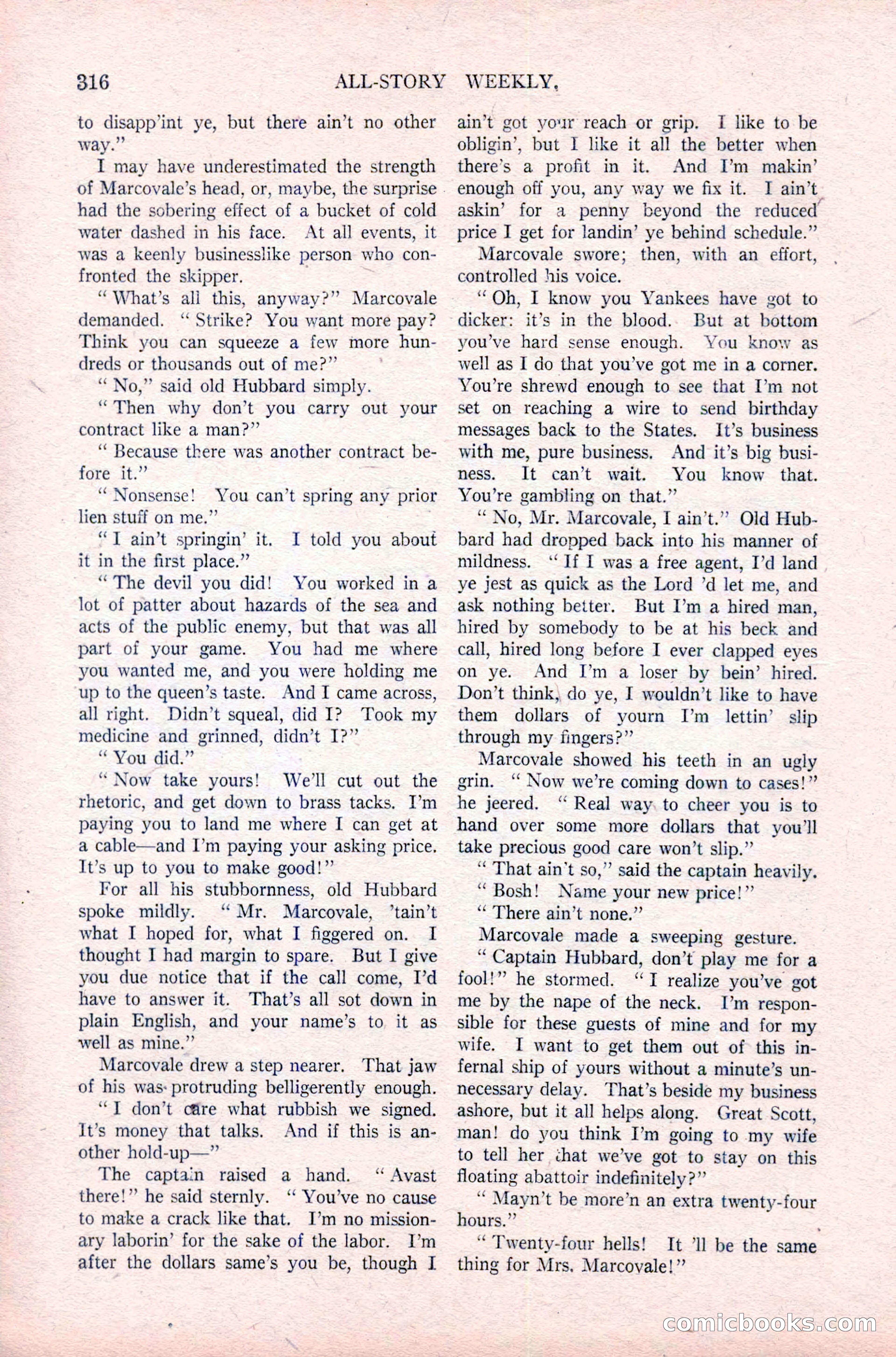 All-Story Weekly, December 29, 1917 — page 146 of 184