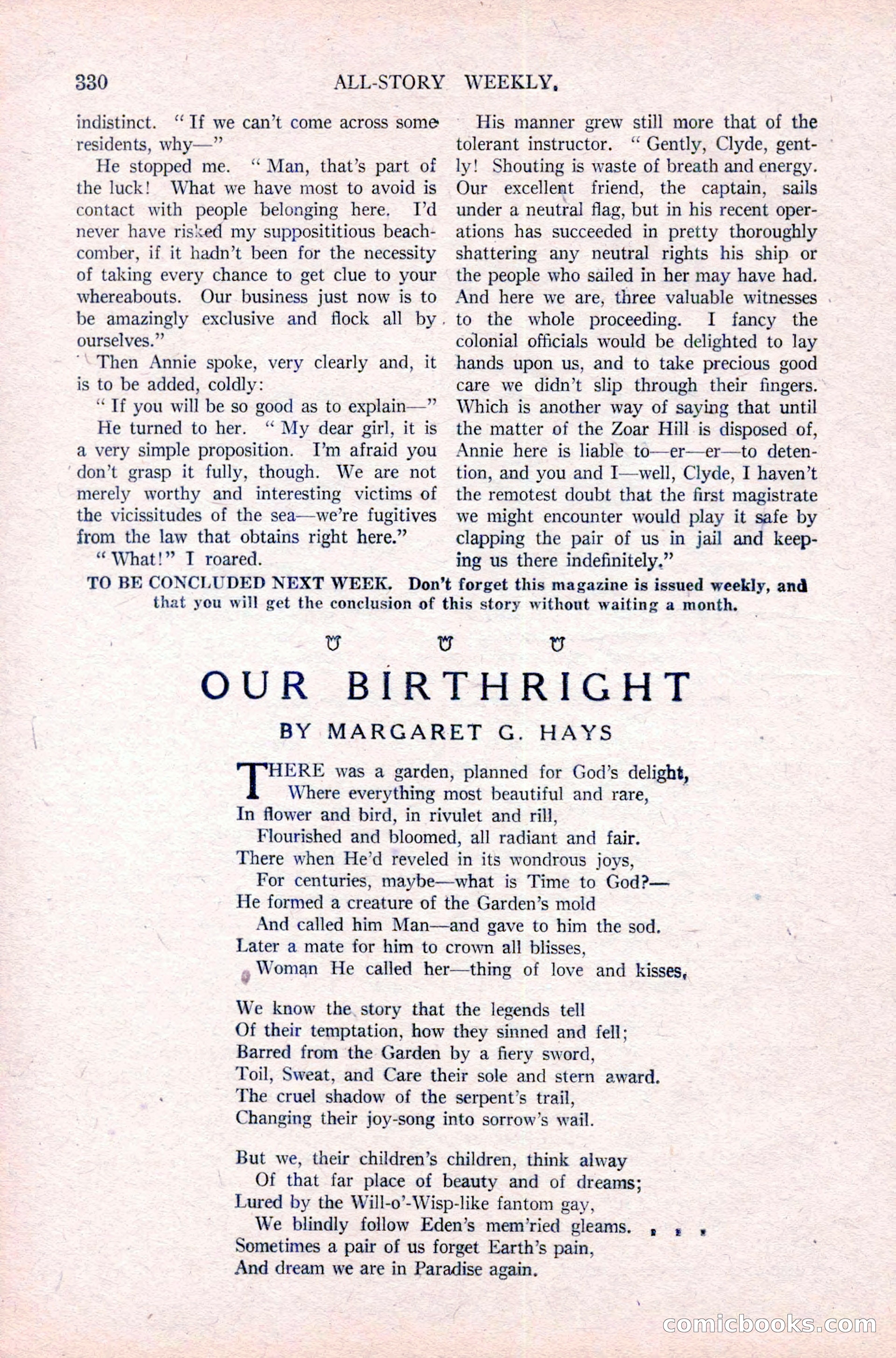 All-Story Weekly, December 29, 1917 — page 160 of 184