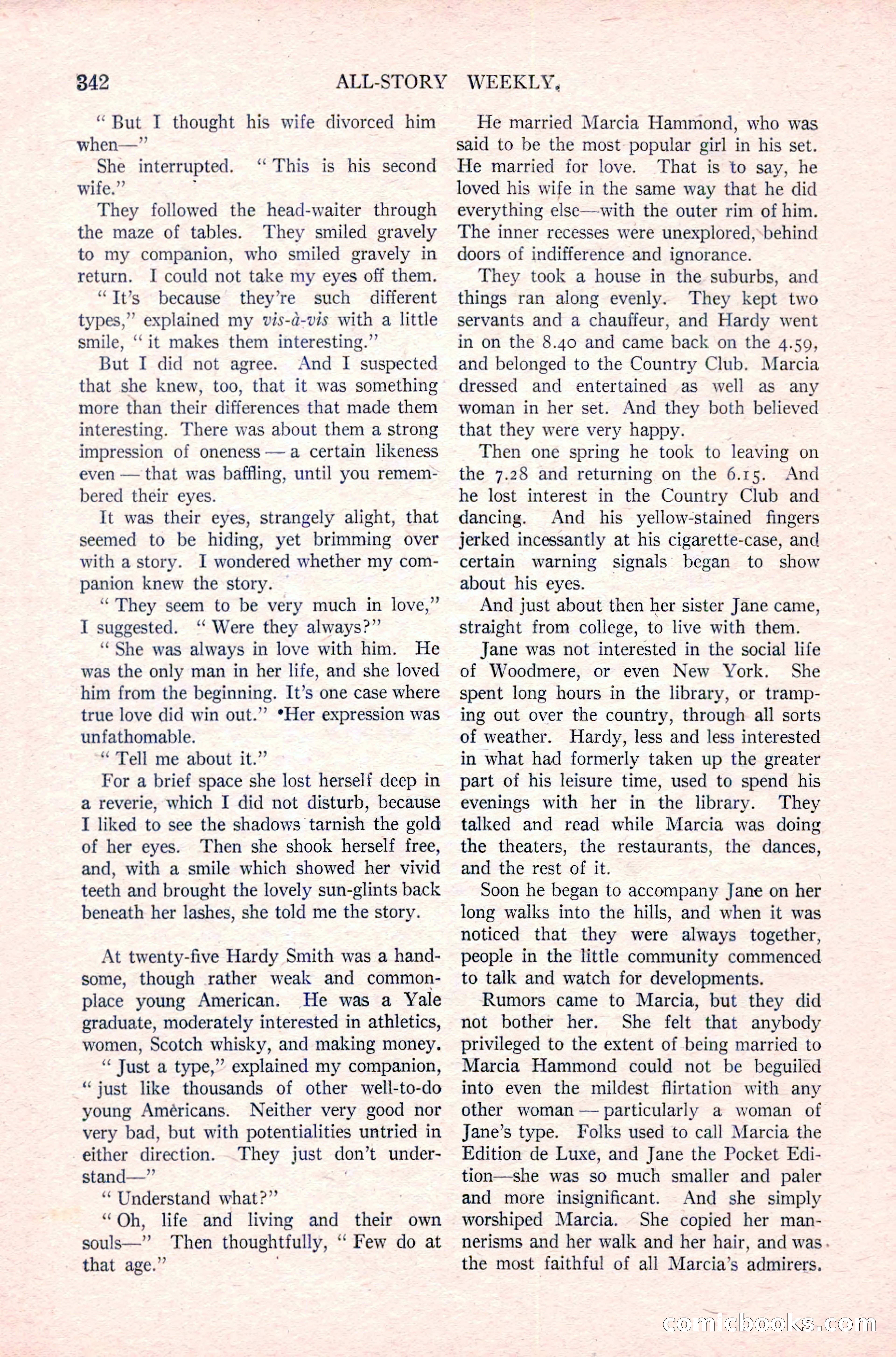 All-Story Weekly, December 29, 1917 — page 172 of 184