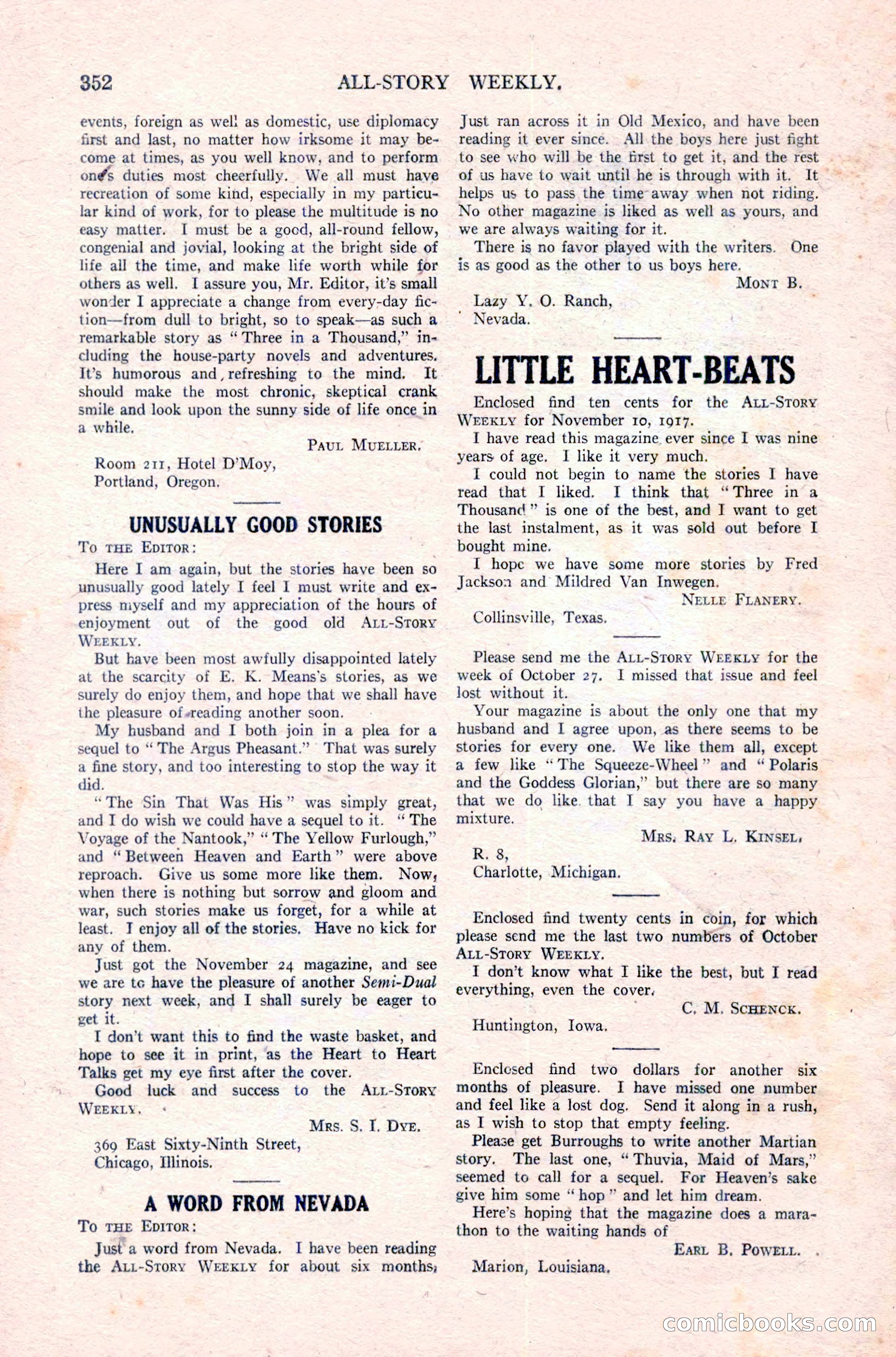 All-Story Weekly, December 29, 1917 — page 182 of 184